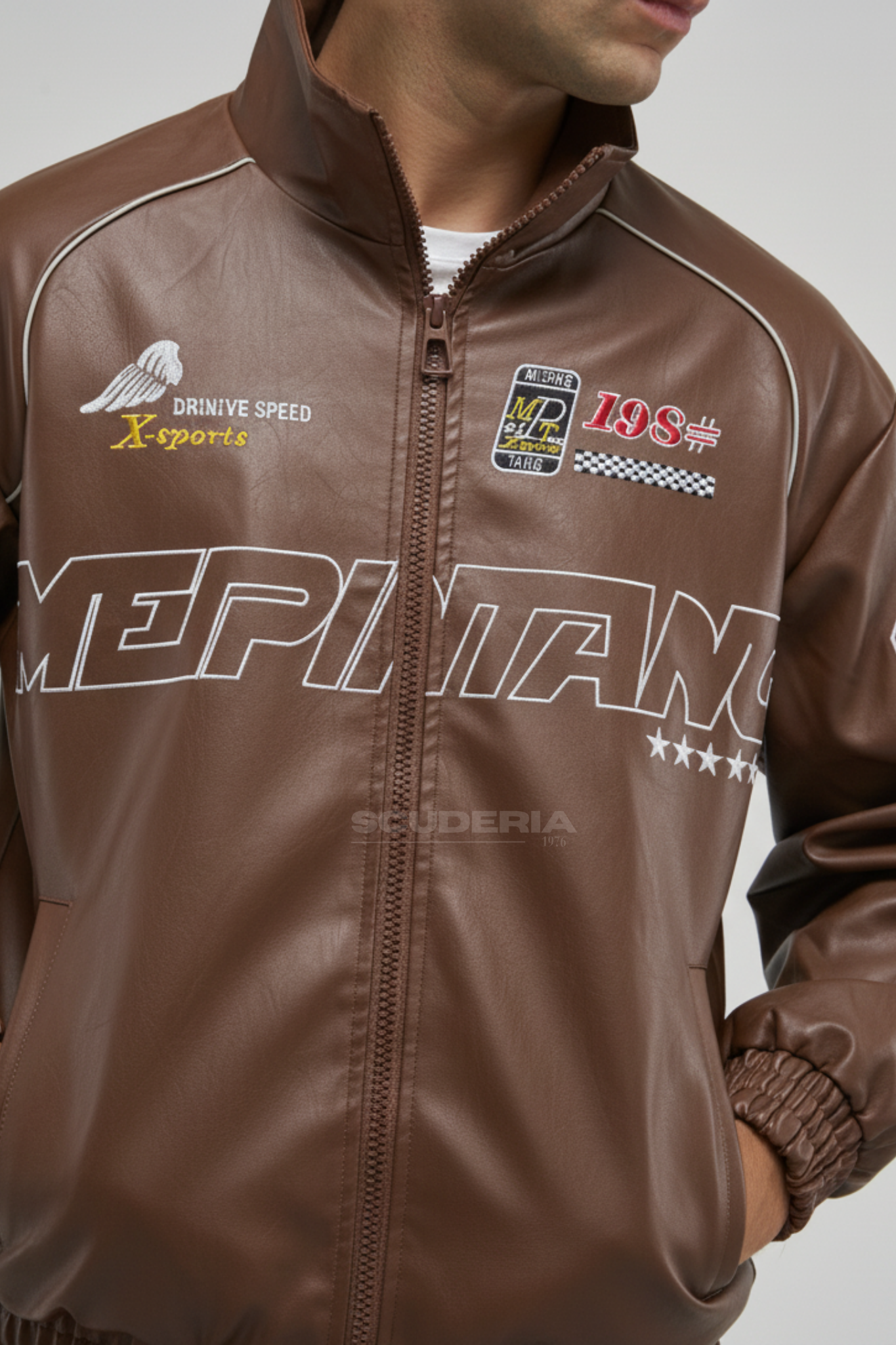 LAP 85 Brown Racing Jacket