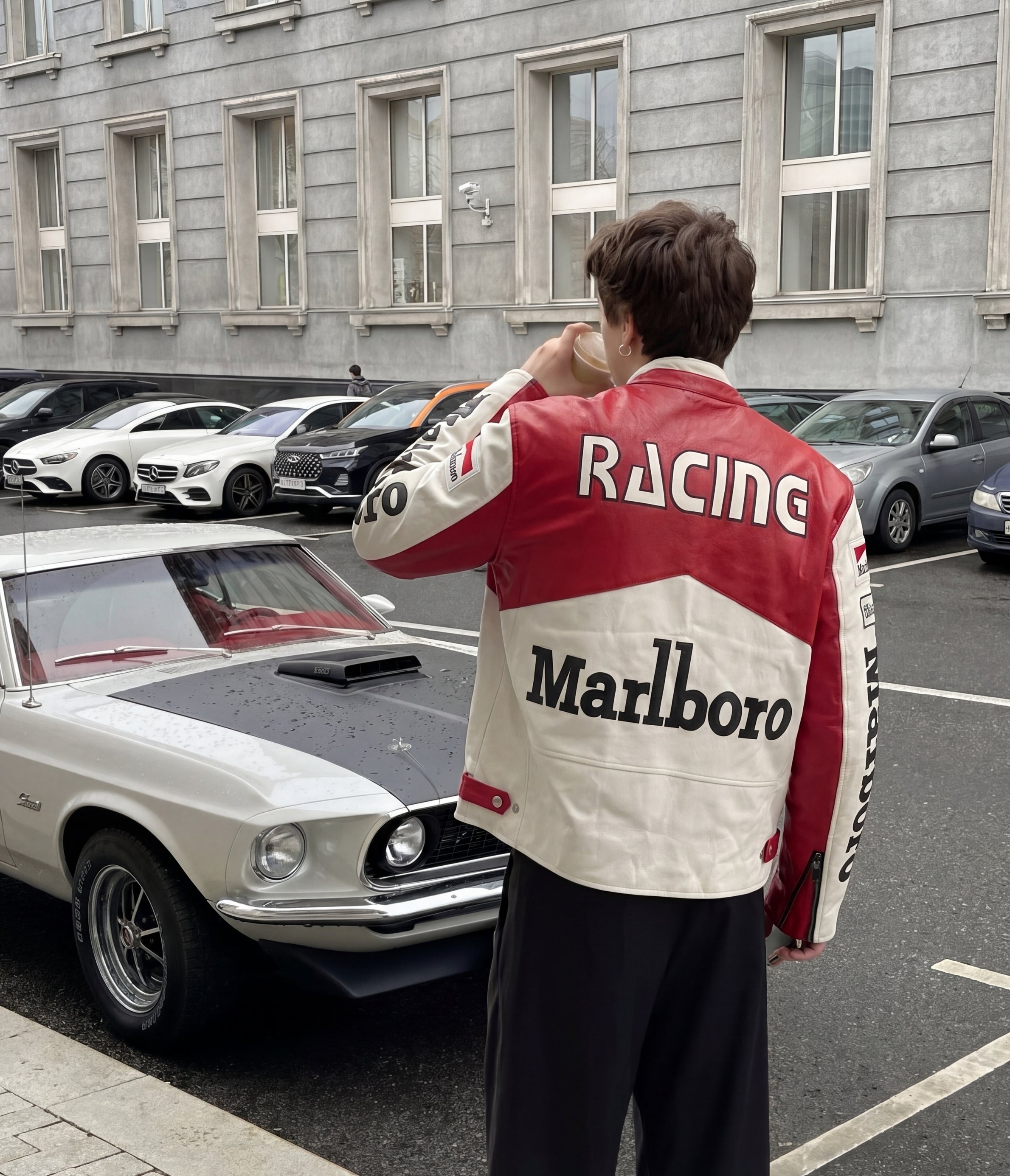 Marlboro Racing Leather Jacket - Classic Edition