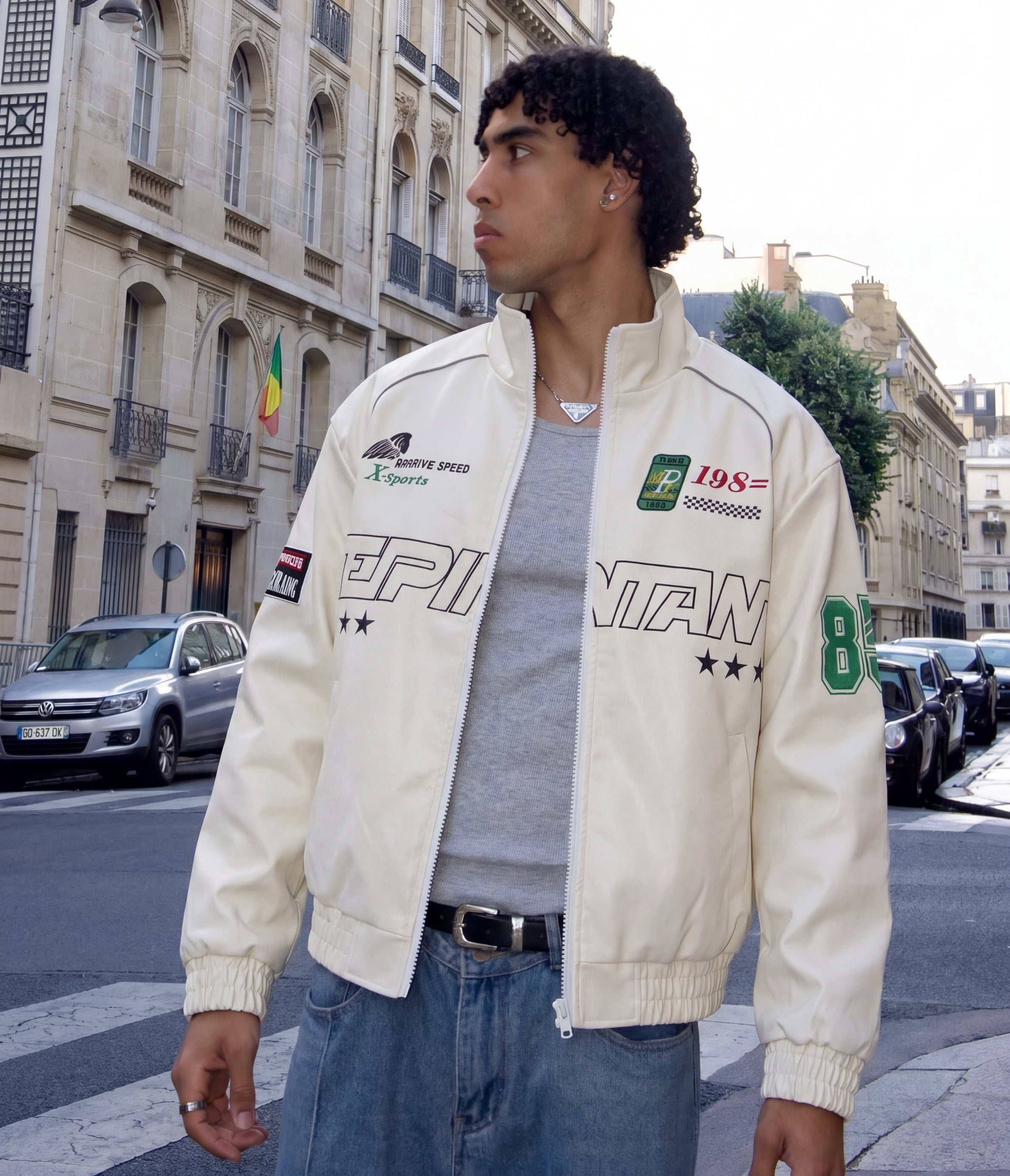 LAP 85 White Racing Jacket