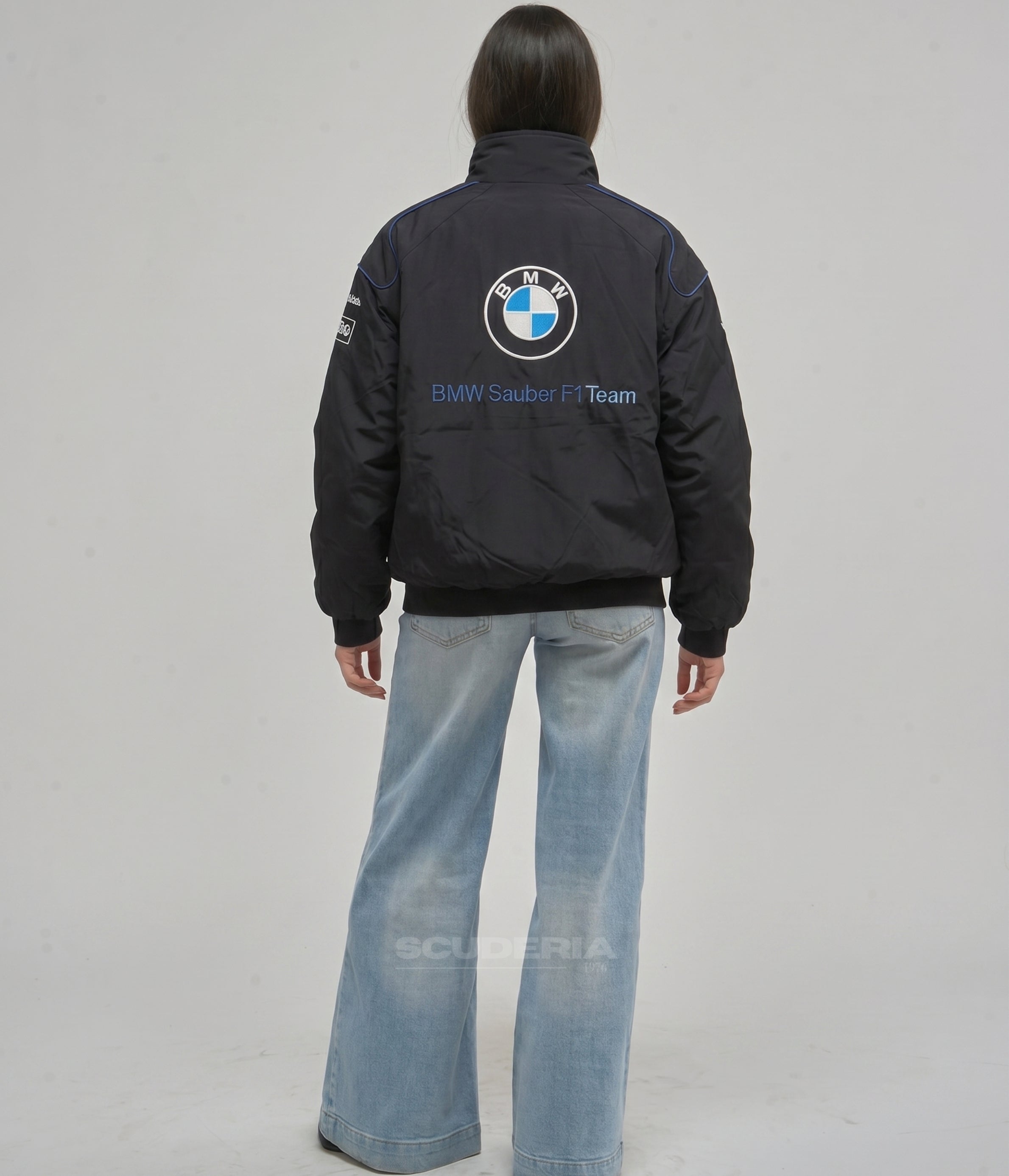 BMW F1 Vintage Racing Jacket - Black Edition