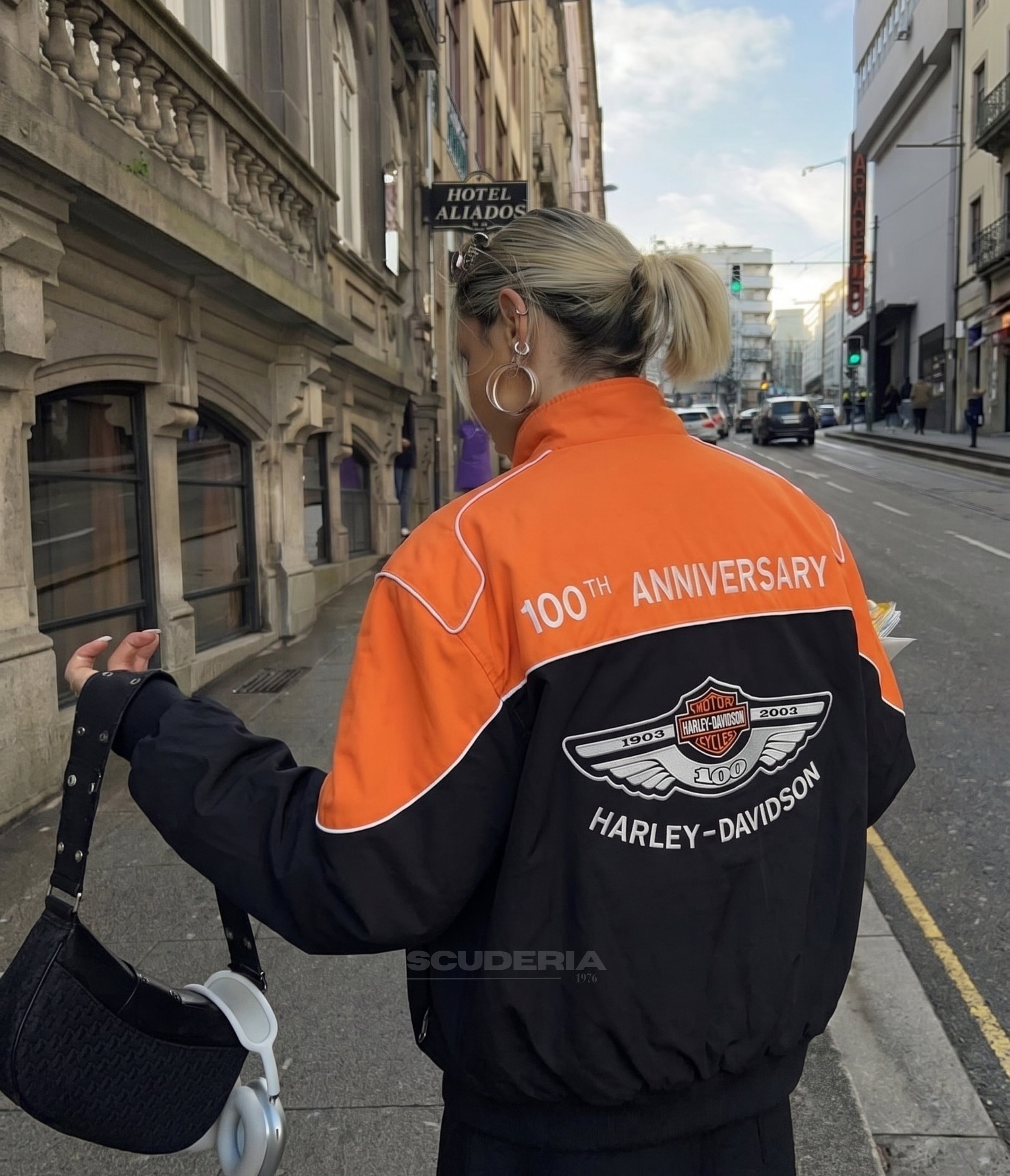 Harley Davidson Vintage Jacket - Orange Edition
