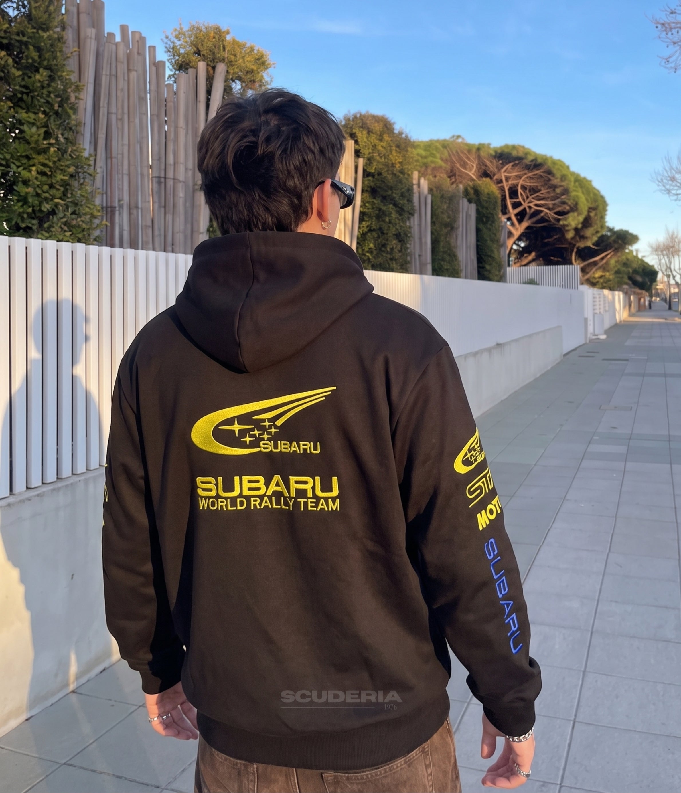 Subaru World Rally Team Hoodie - Full Embroidered Edition