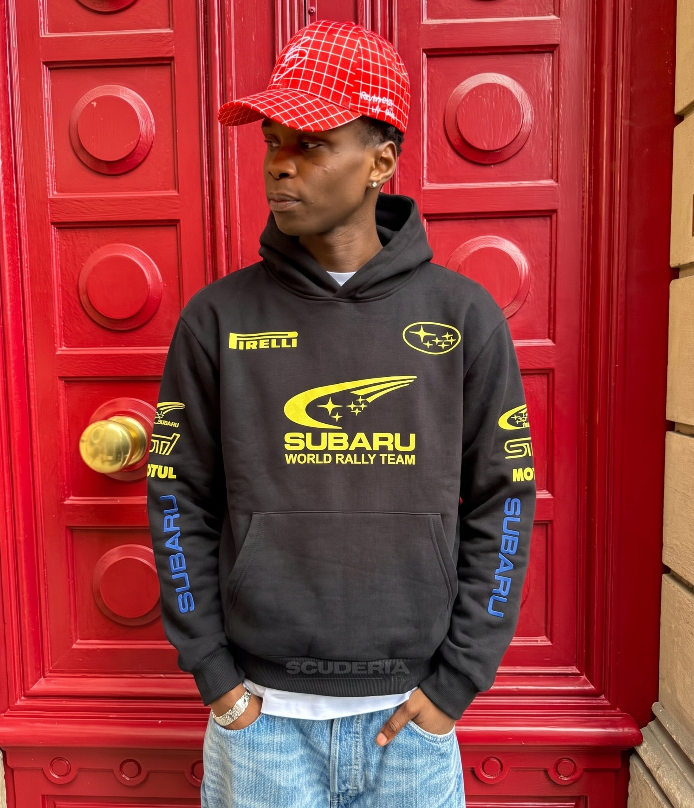 Subaru World Rally Team Hoodie - Full Embroidered Edition