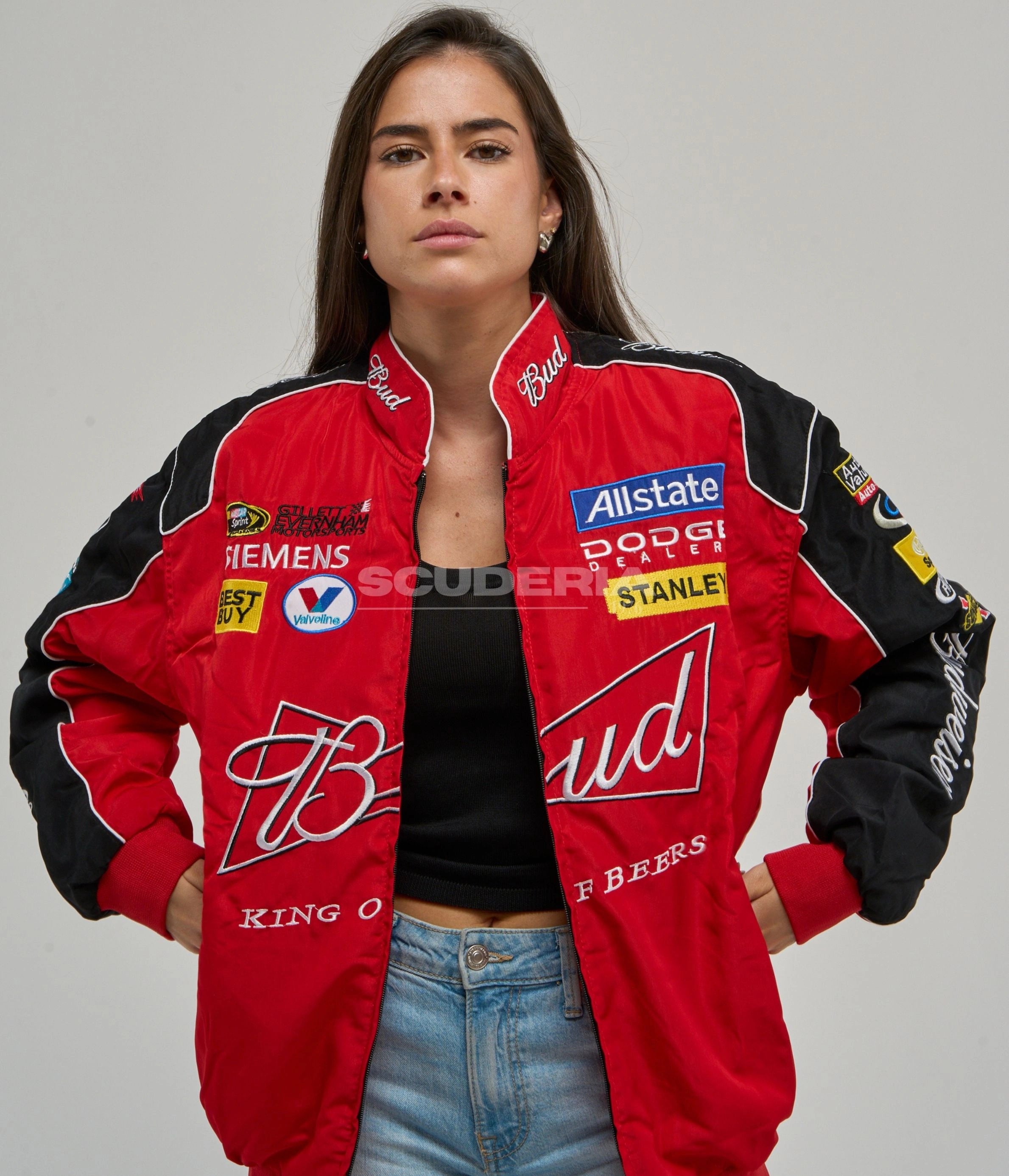 Budweiser Racing Vintage Jacket - Red Edition