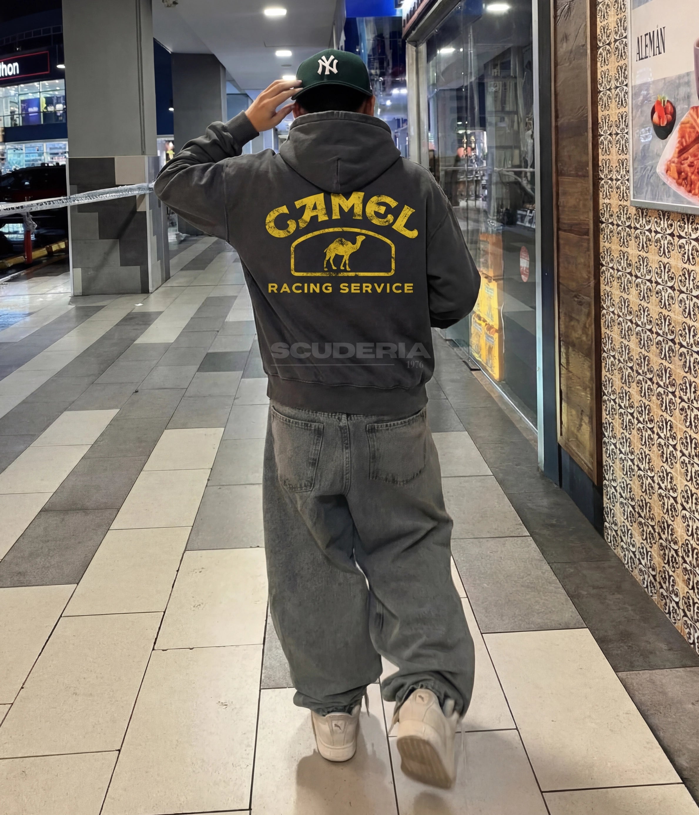 Camel Vintage Racing Hoodie