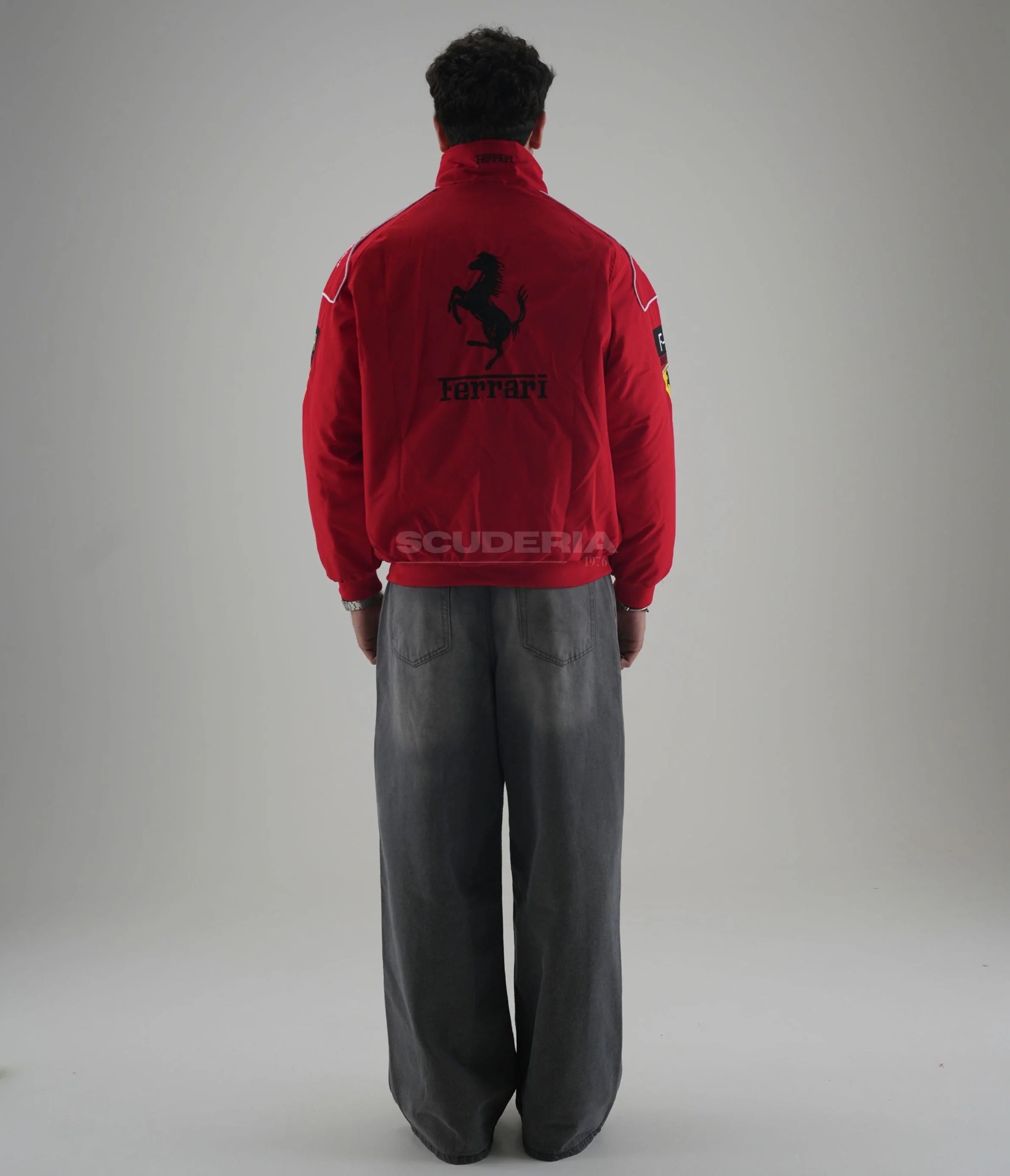 Ferrari F1 Vintage Racing Jacket - Red Edition