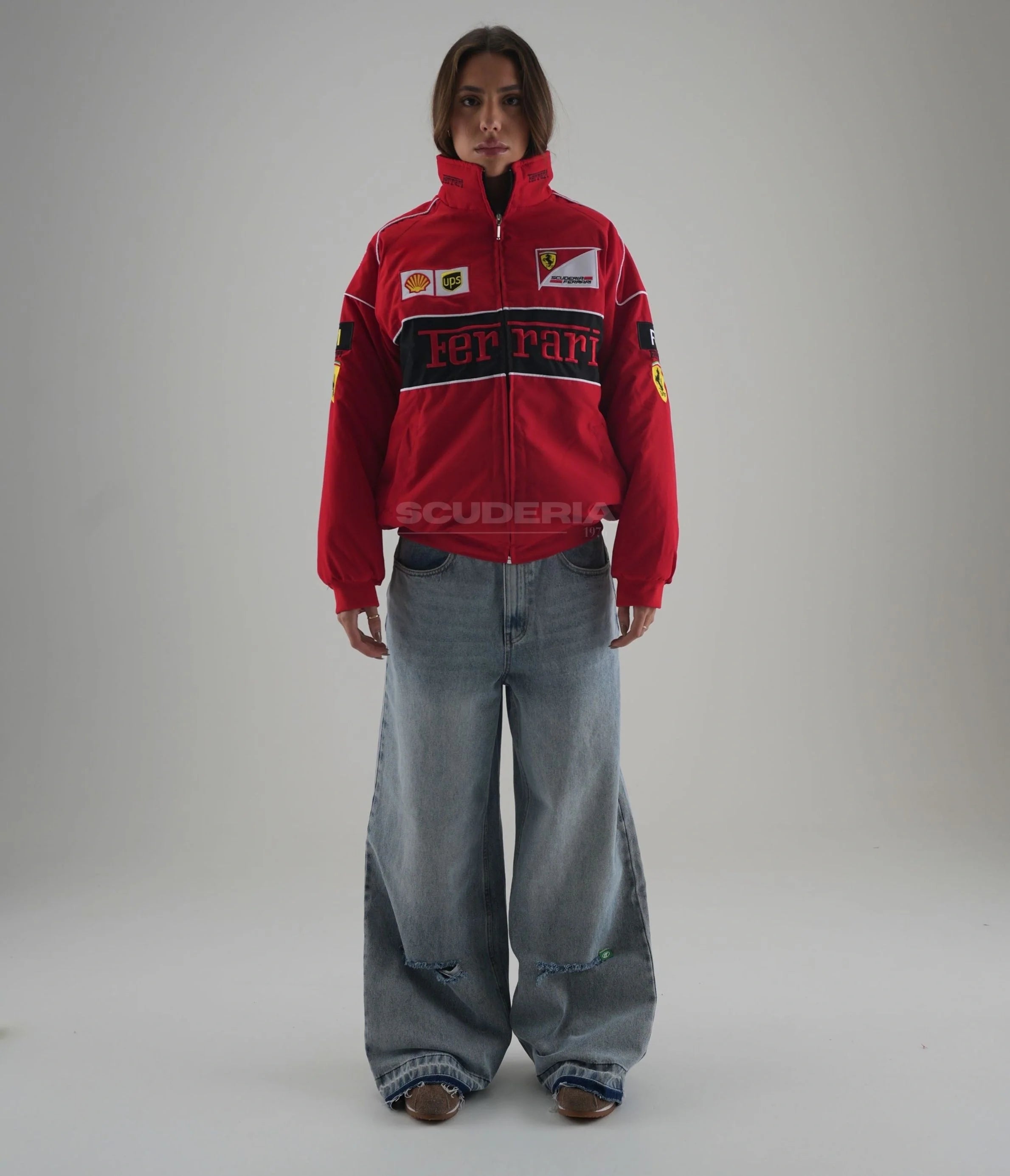 Ferrari F1 Vintage Racing Jacket - Red Edition