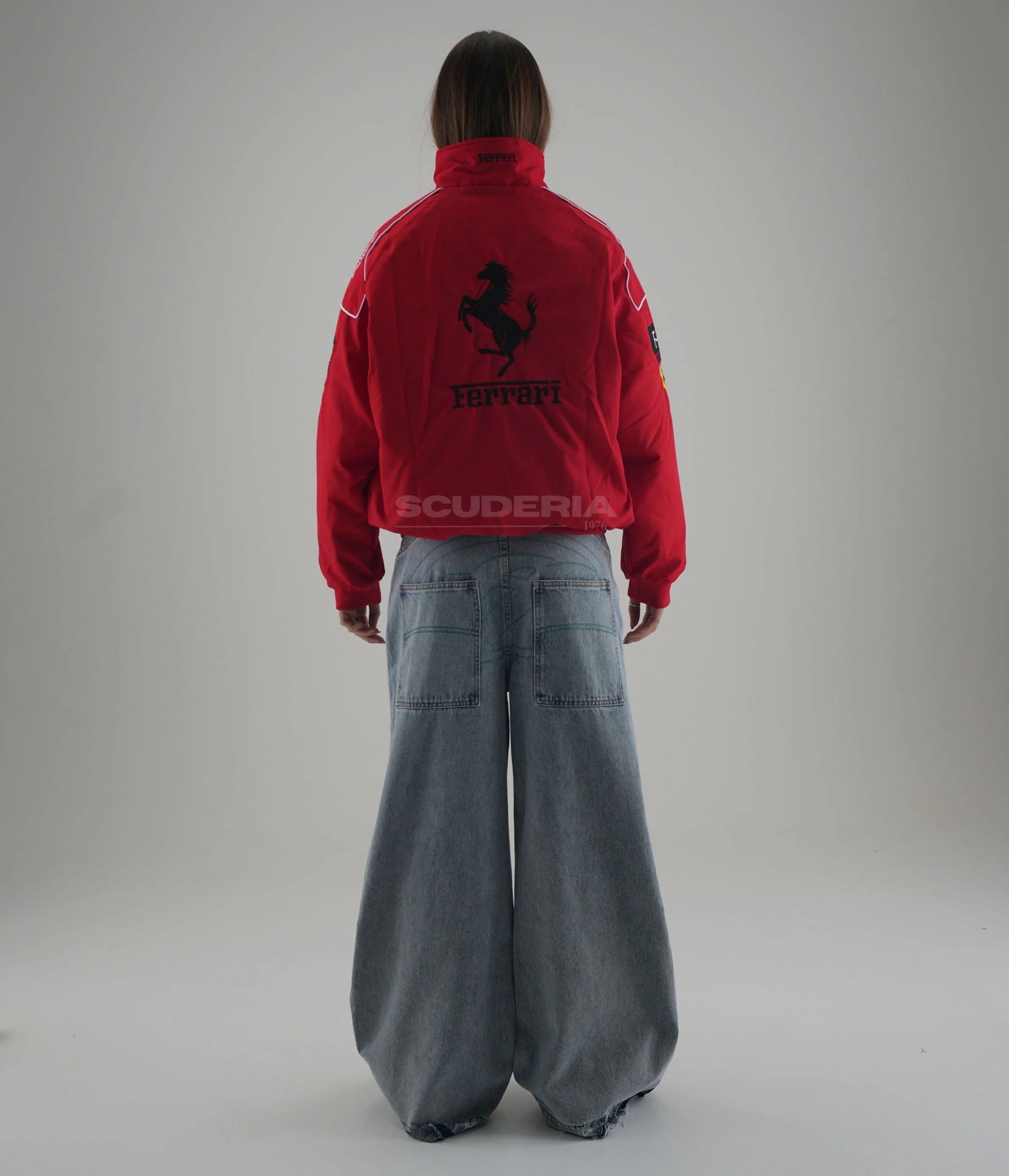 Ferrari F1 Vintage Racing Jacket - Red Edition