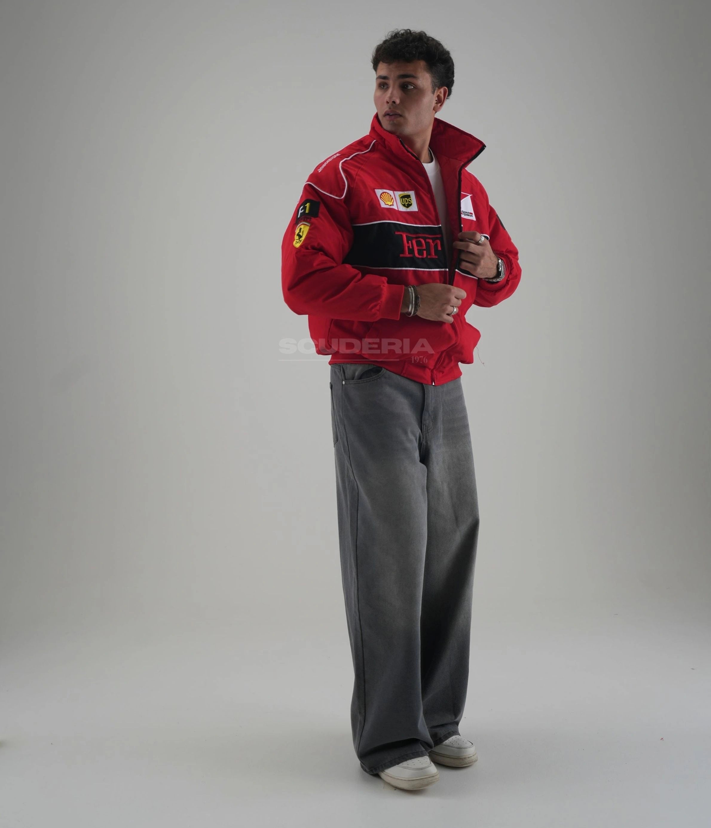 Ferrari F1 Vintage Racing Jacket - Red Edition