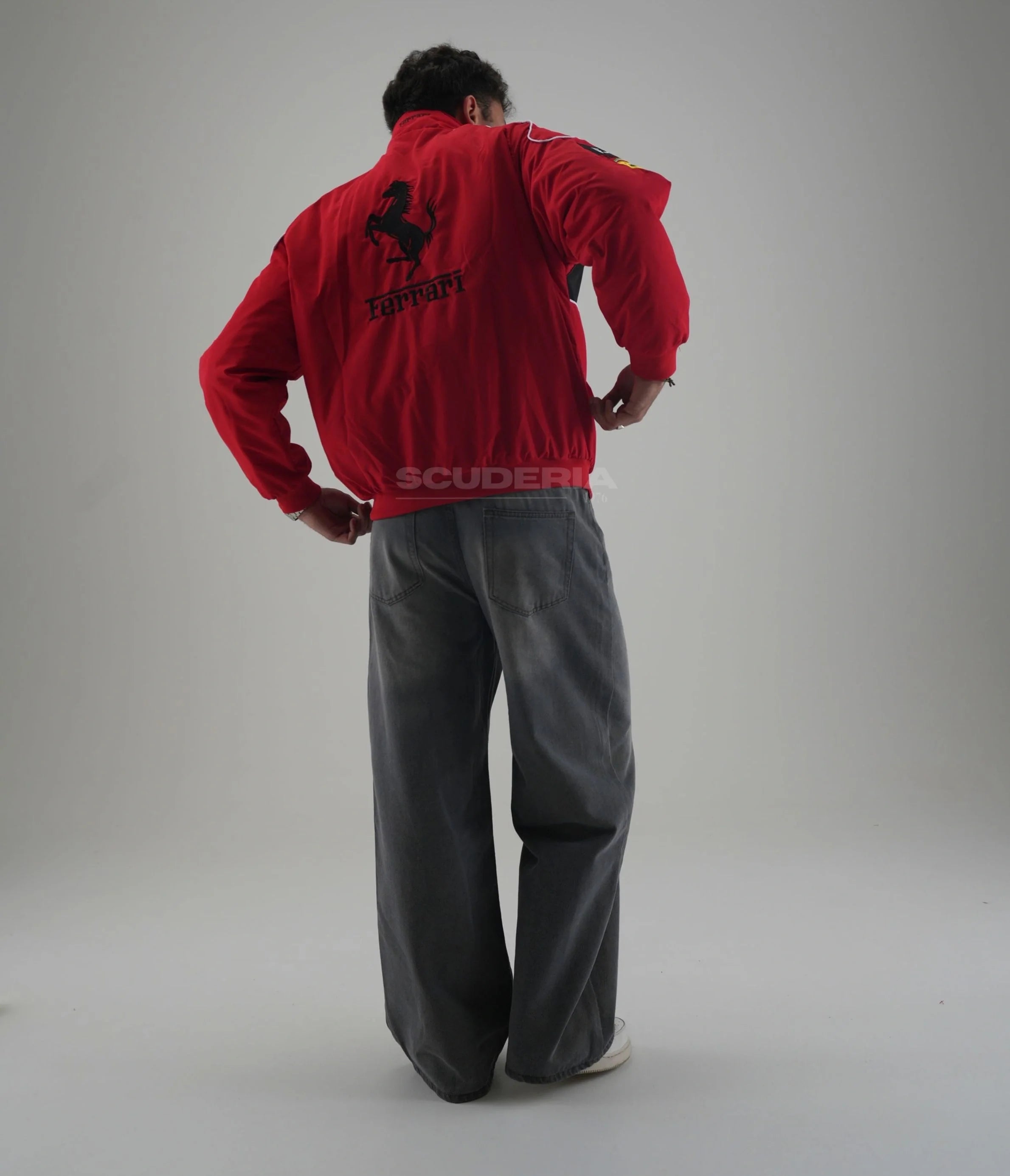 Ferrari F1 Vintage Racing Jacket - Red Edition