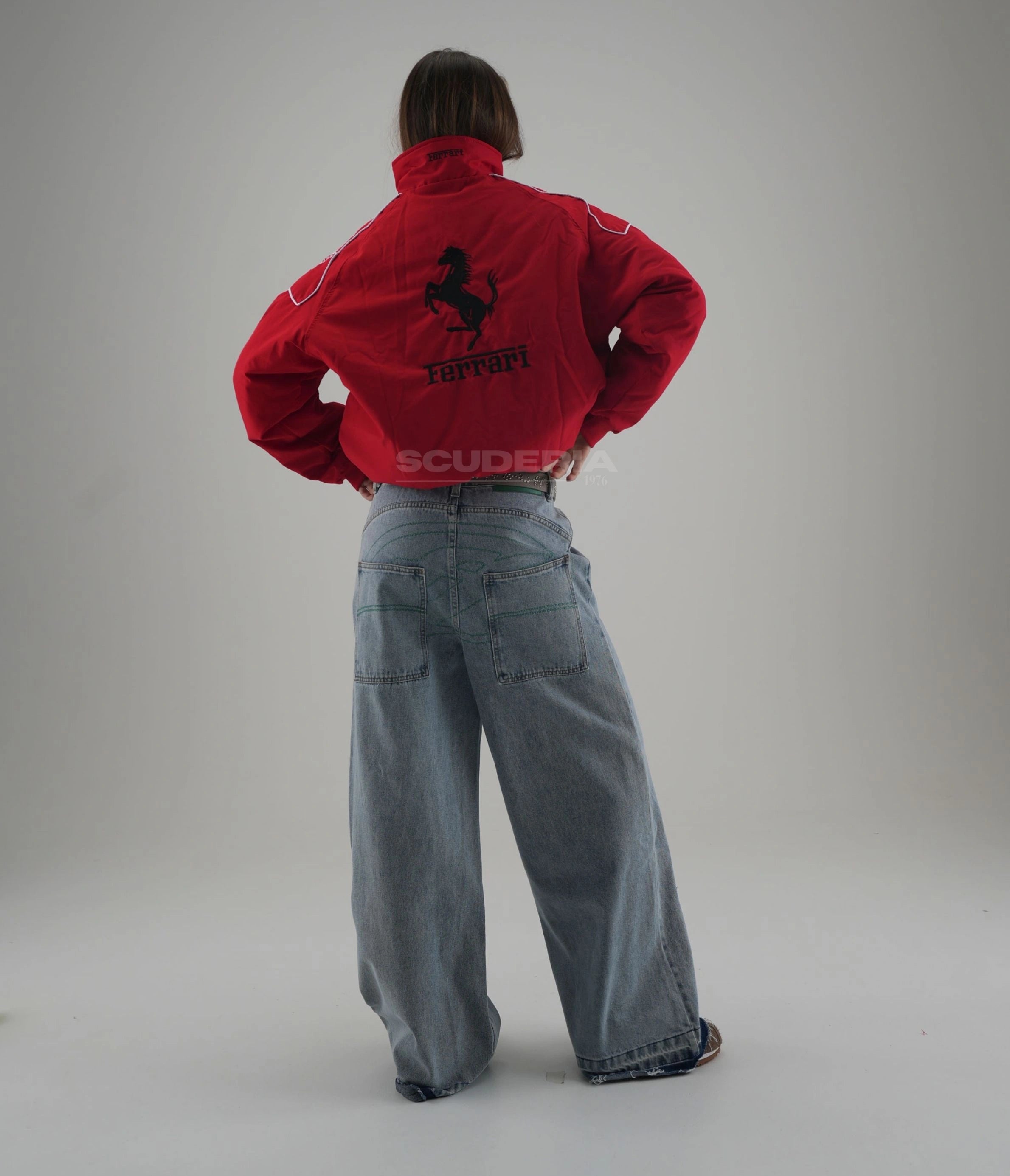 Ferrari F1 Vintage Racing Jacket - Red Edition