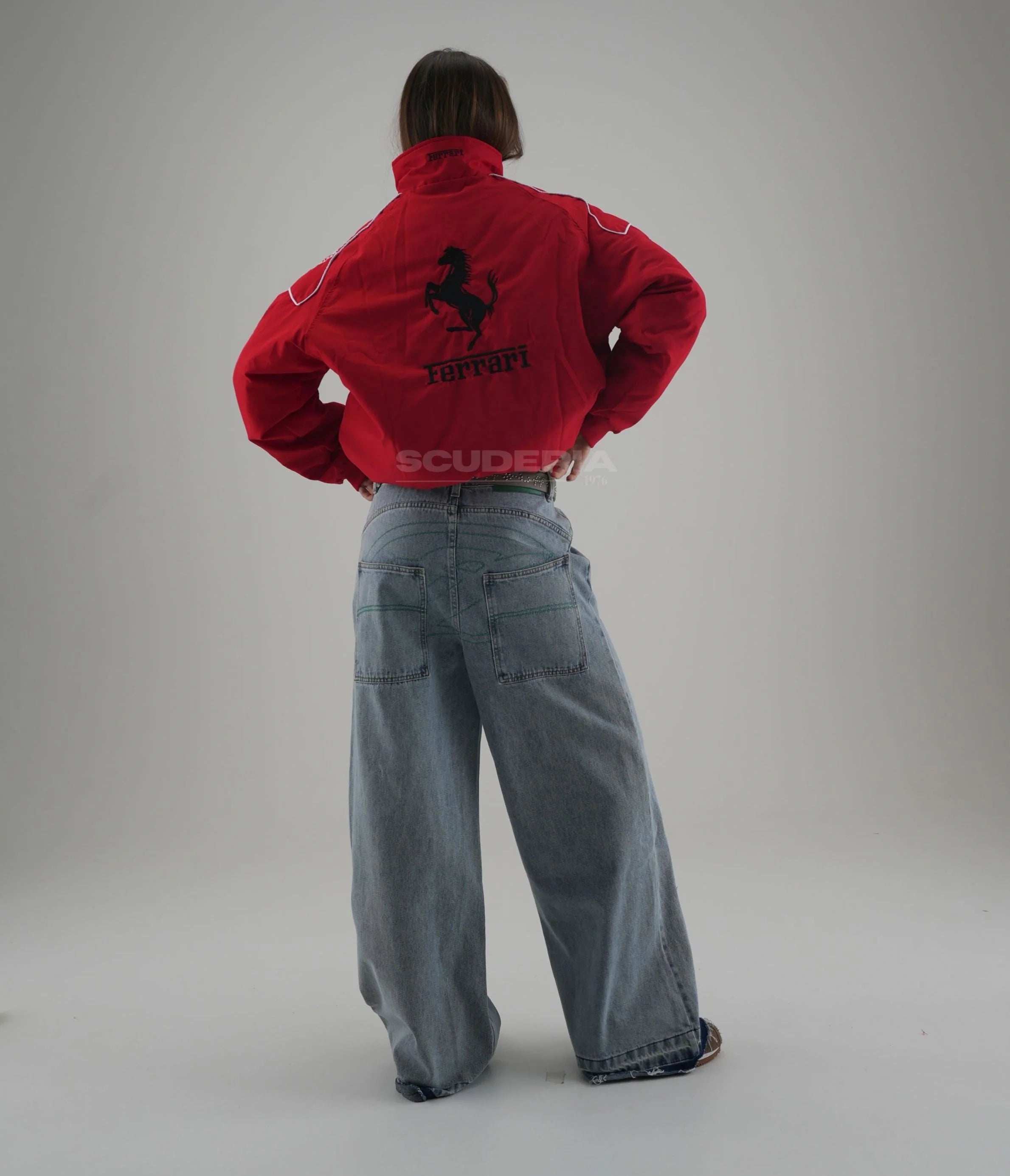 Ferrari F1 Vintage Racing Jacket - Red Edition