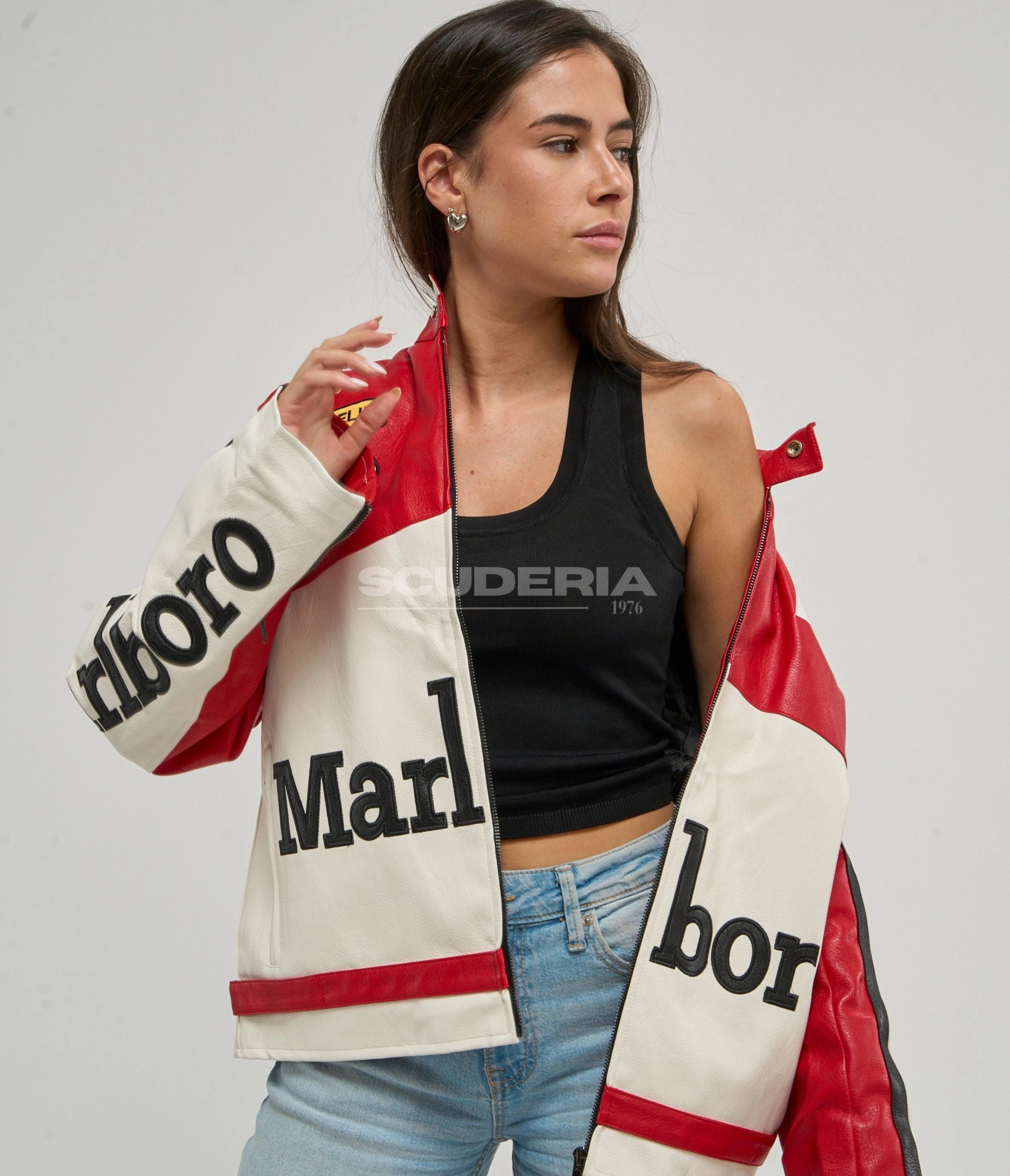 Marlboro Racing Leather Jacket - Classic Edition