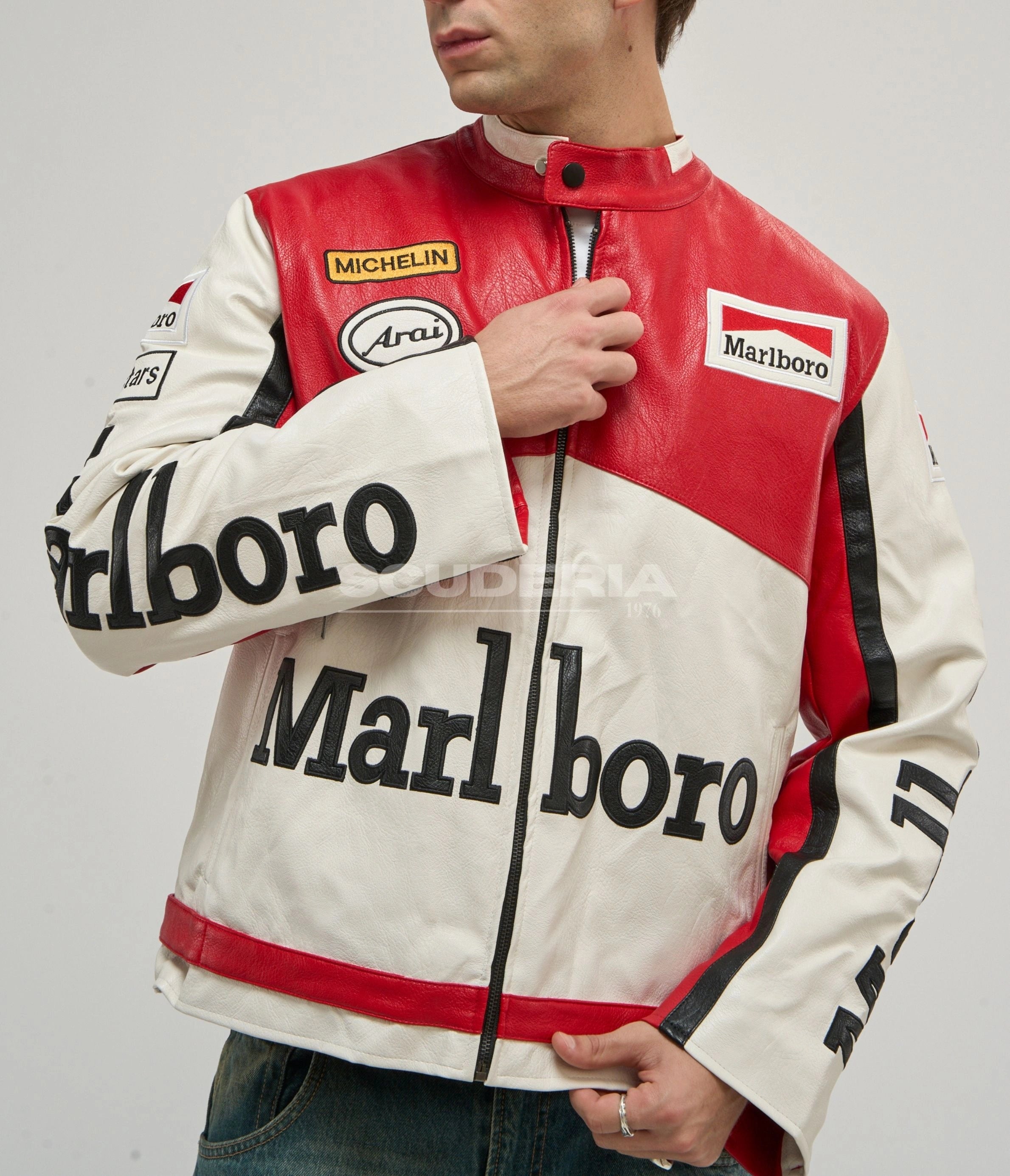 Marlboro Racing Leather Jacket - Classic Edition