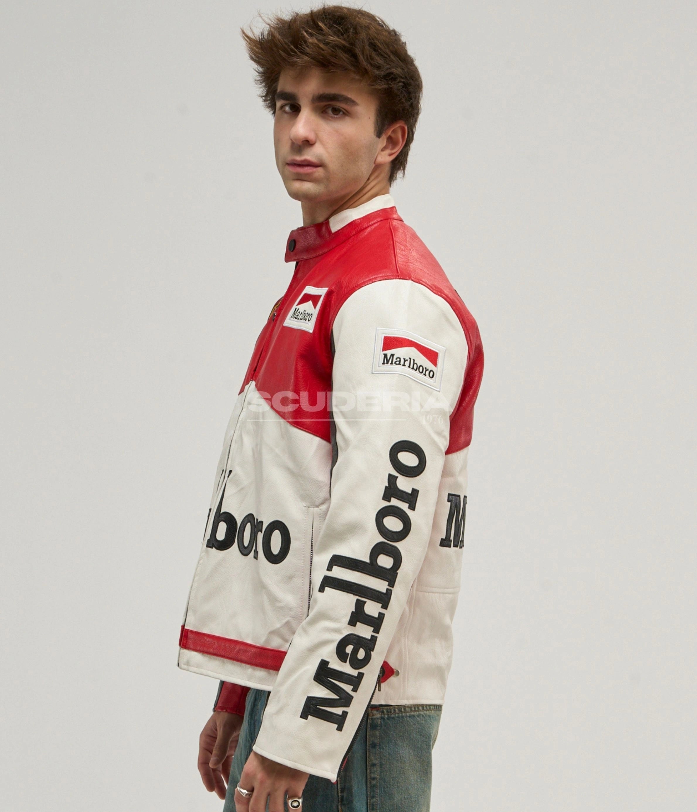 Marlboro Racing Leather Jacket - Classic Edition