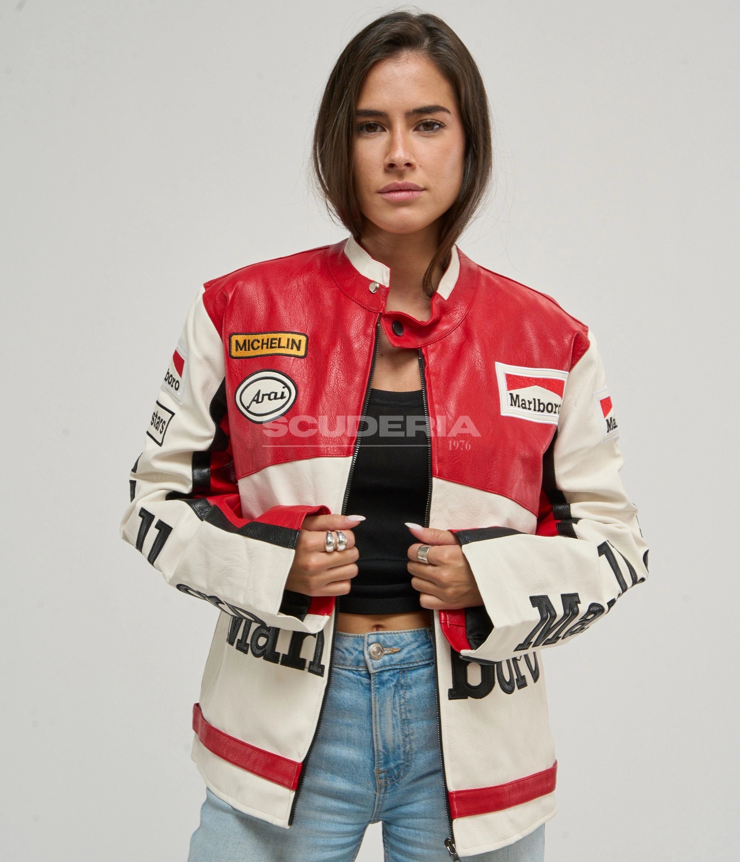 Marlboro Racing Leather Jacket - Classic Edition