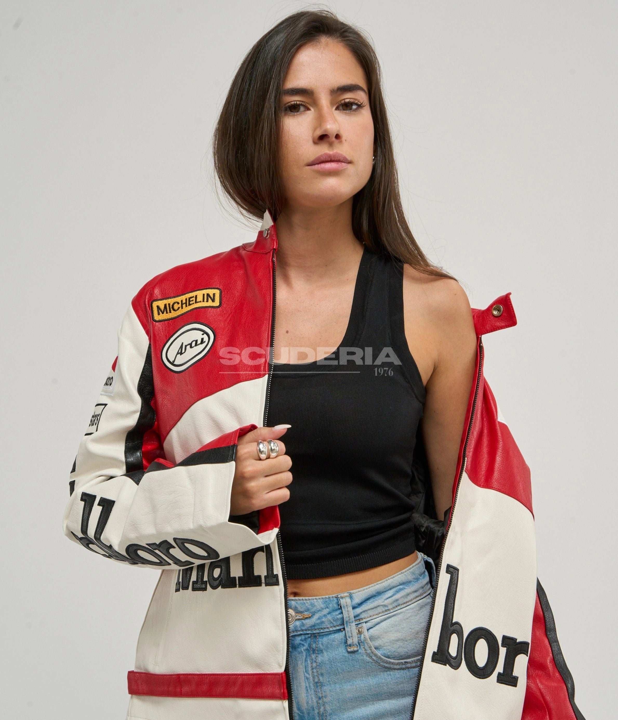 Marlboro Racing Leather Jacket - Classic Edition