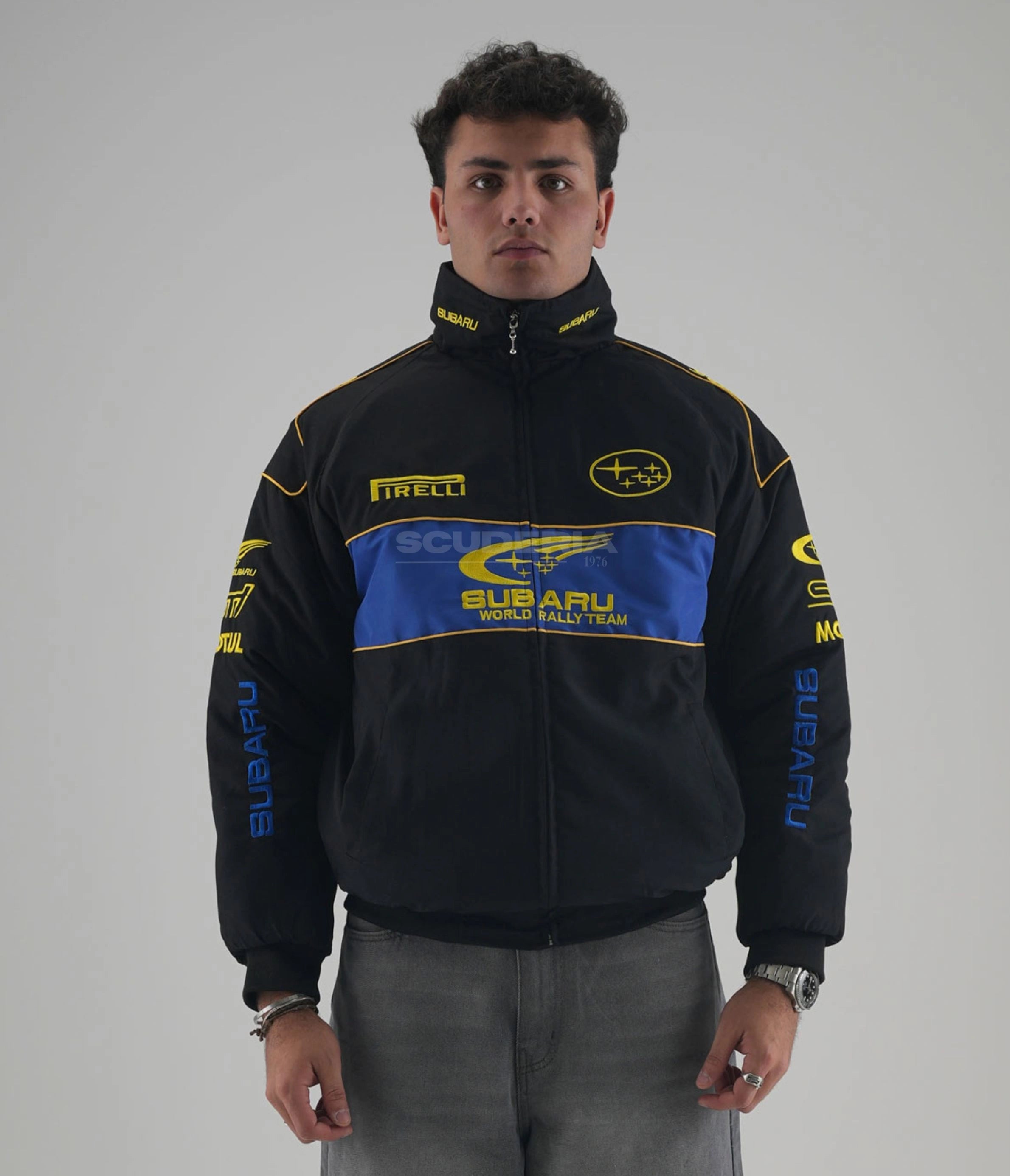 Subaru Rally Vintage Racing Jacket - Black Edition