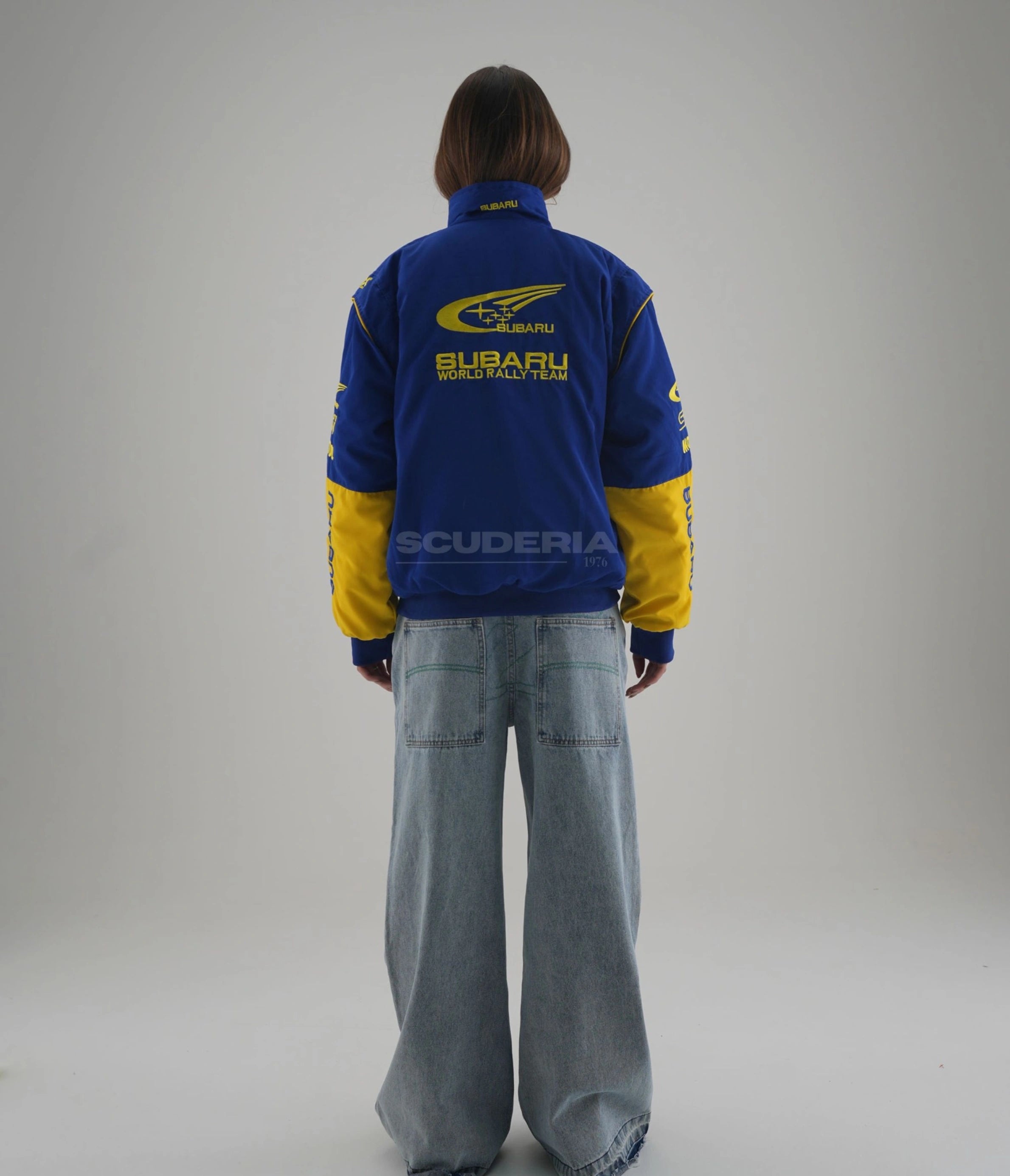 Subaru Rally Vintage Racing Jacket - Blue Edition