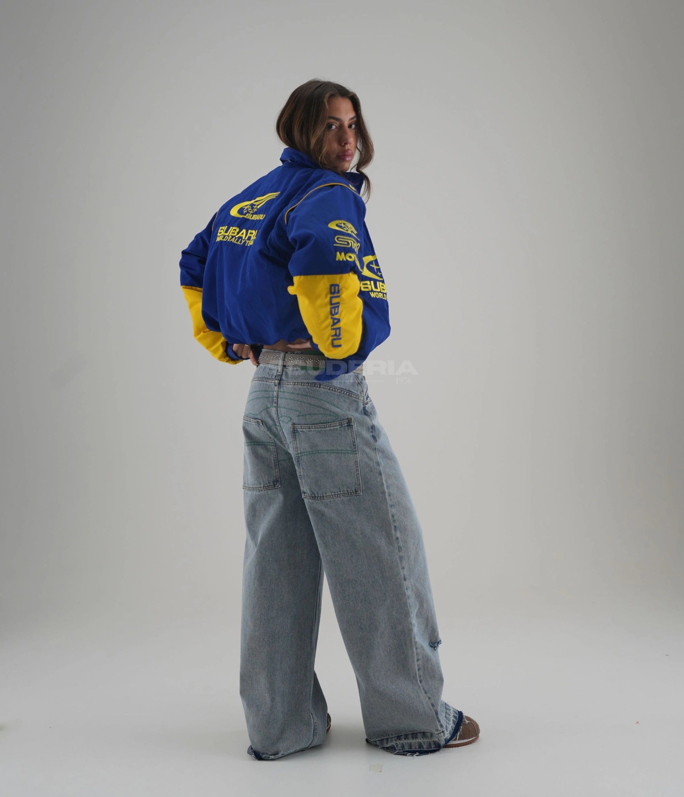 Subaru Rally Vintage Racing Jacket - Blue Edition