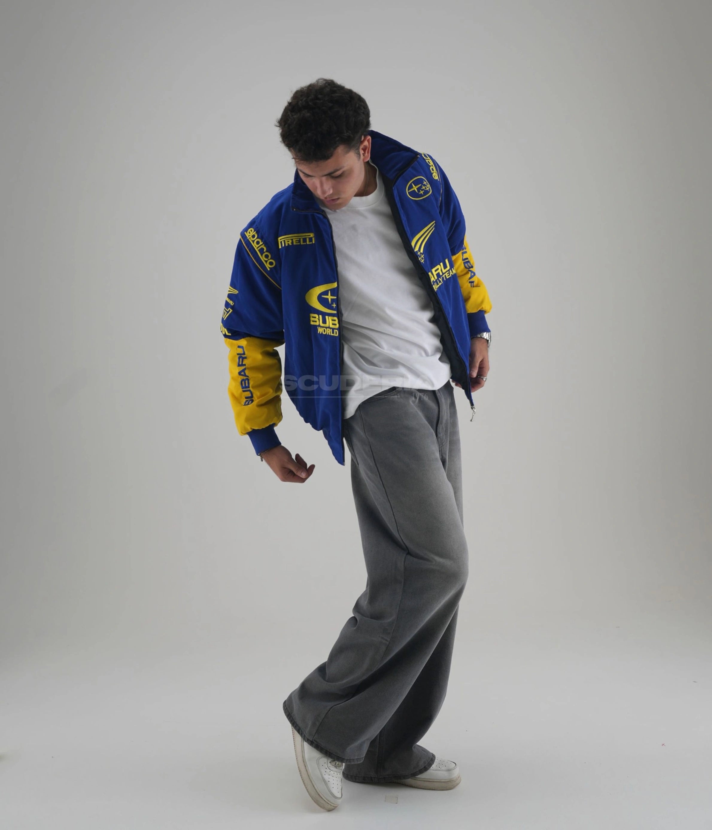 Subaru Rally Vintage Racing Jacket - Blue Edition