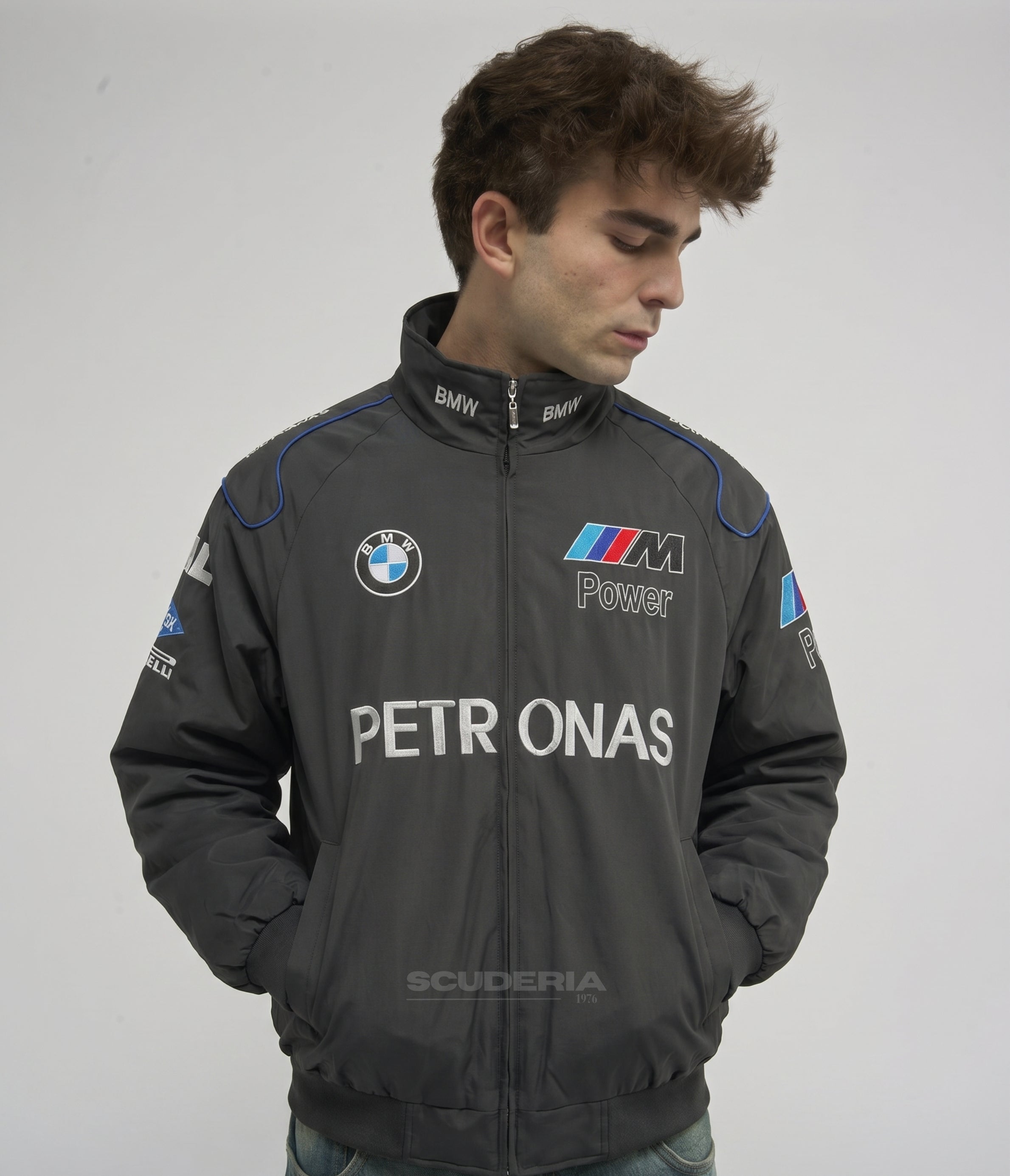 BMW F1 Vintage Racing Jacket - Black Edition