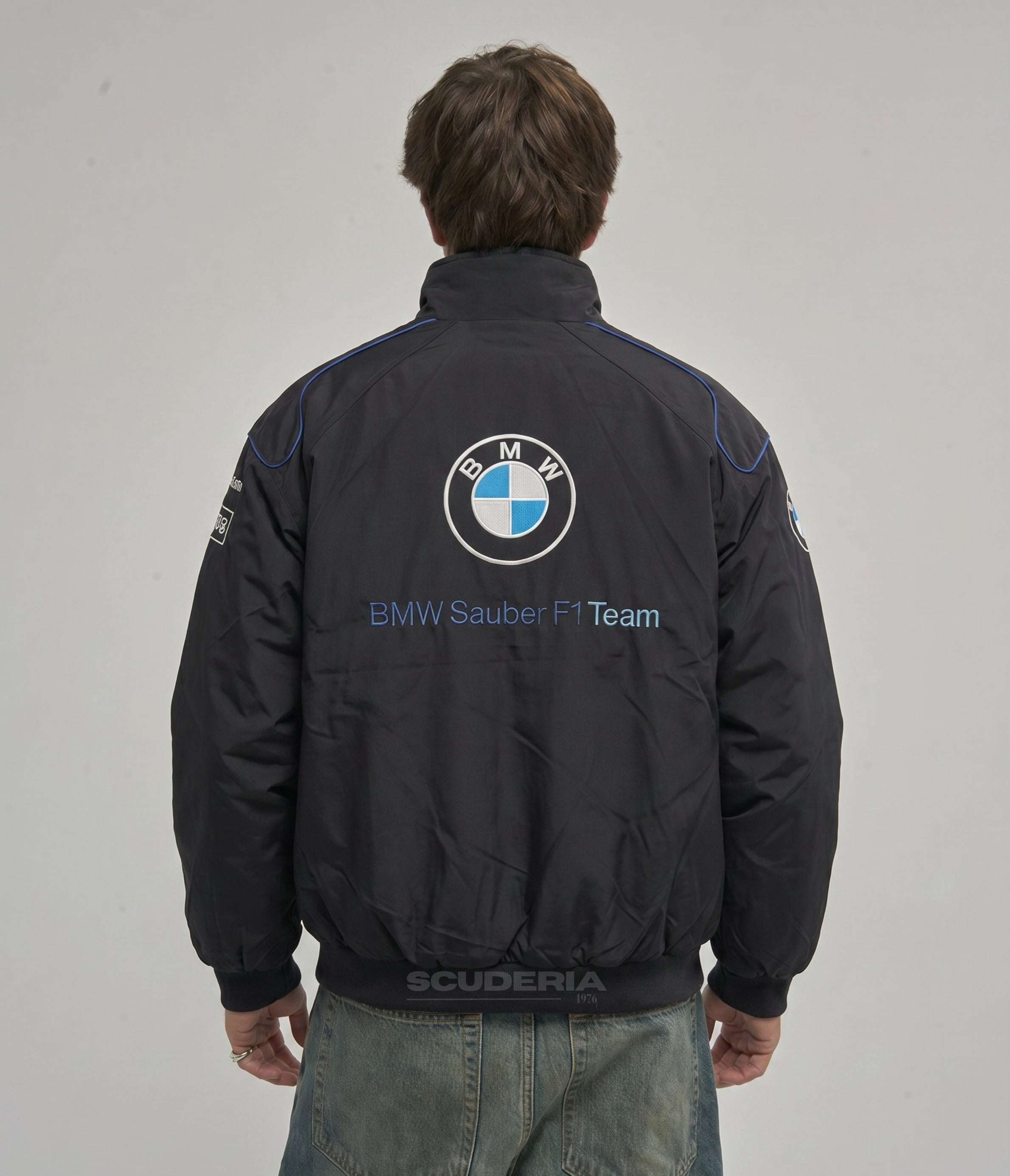 BMW F1 Vintage Racing Jacket - Black Edition
