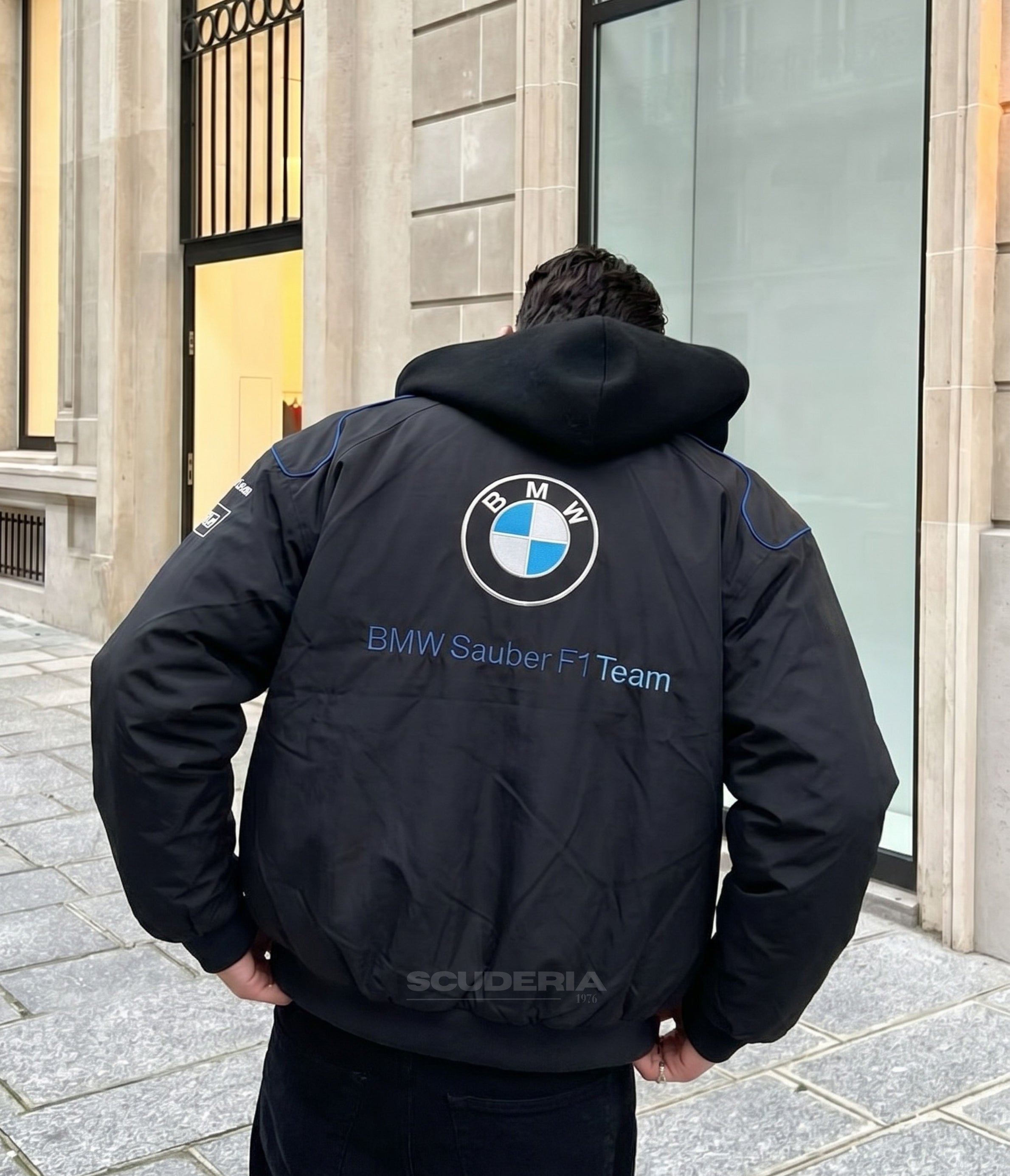 BMW F1 Vintage Racing Jacket - Black Edition
