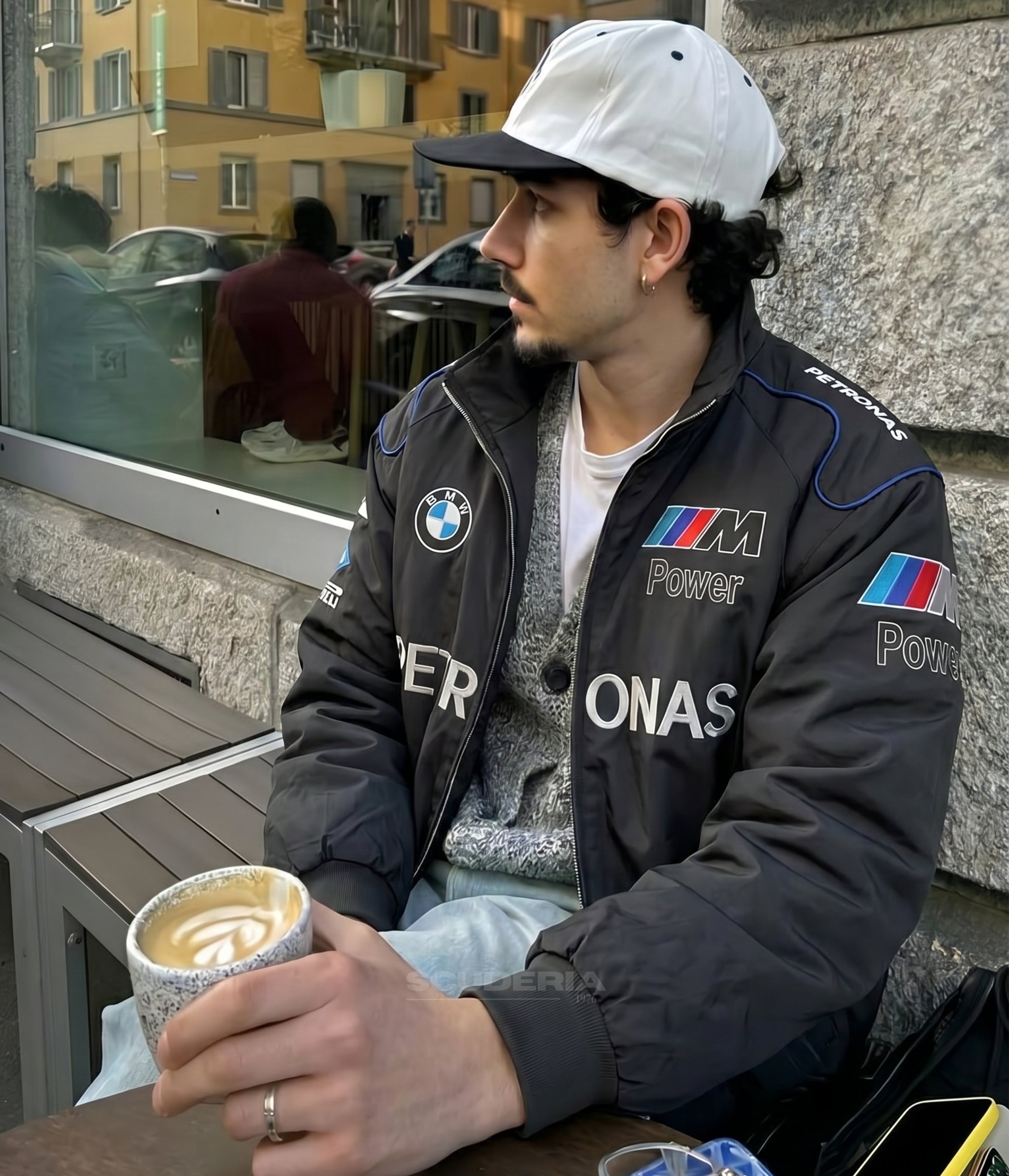 BMW F1 Vintage Racing Jacket - Black Edition