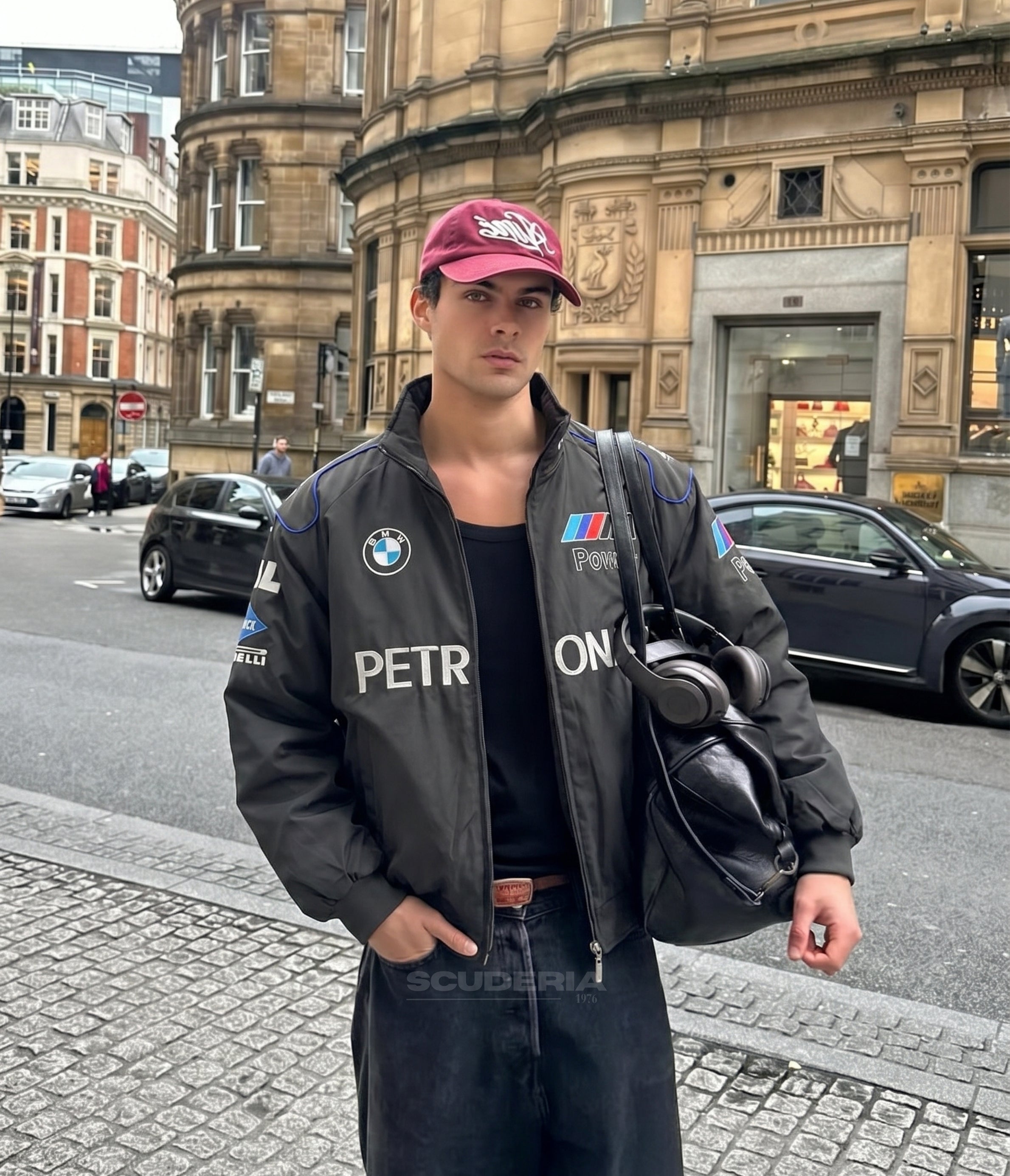 BMW F1 Vintage Racing Jacket - Black Edition