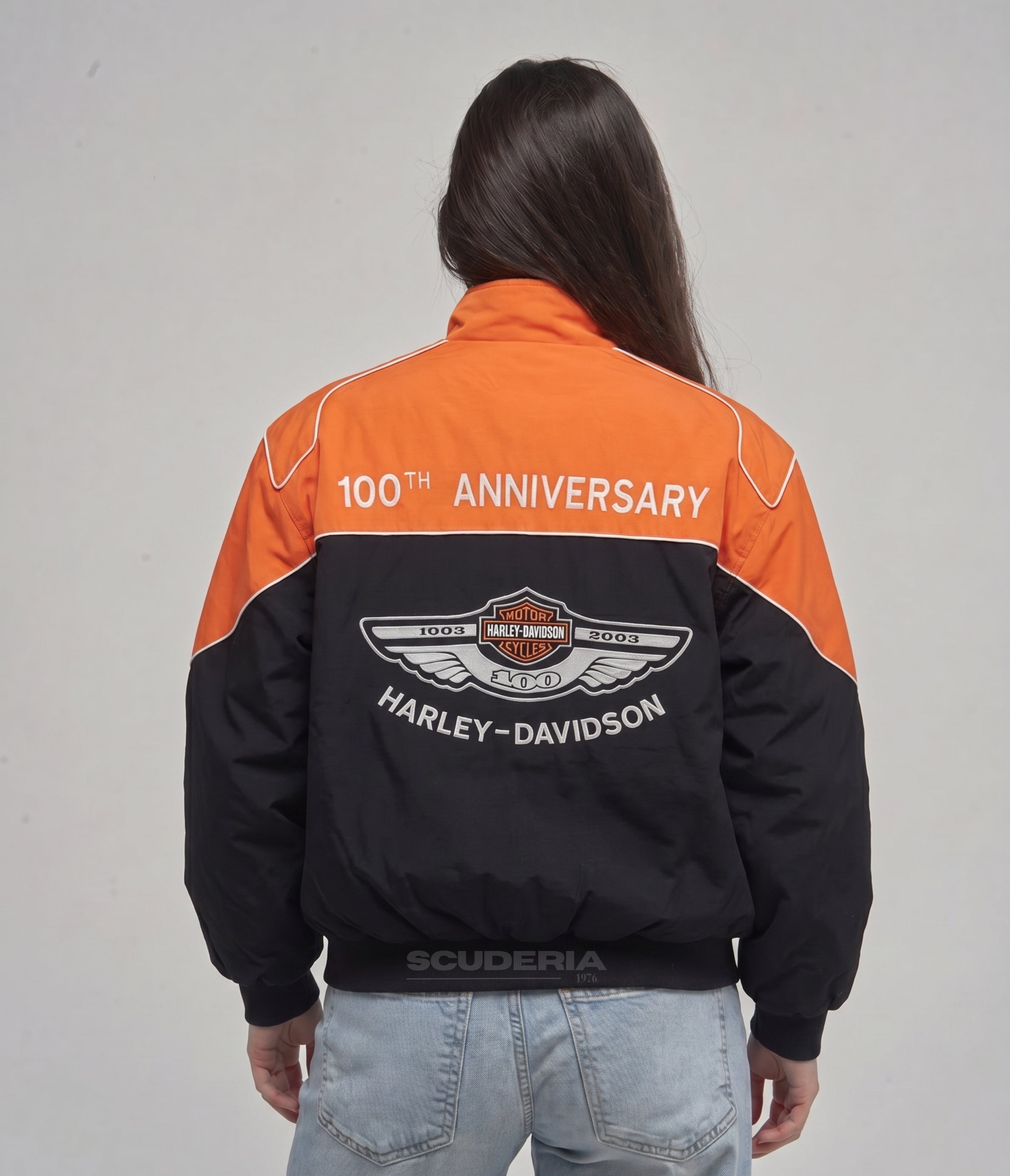Harley Davidson Vintage Jacket - Orange Edition