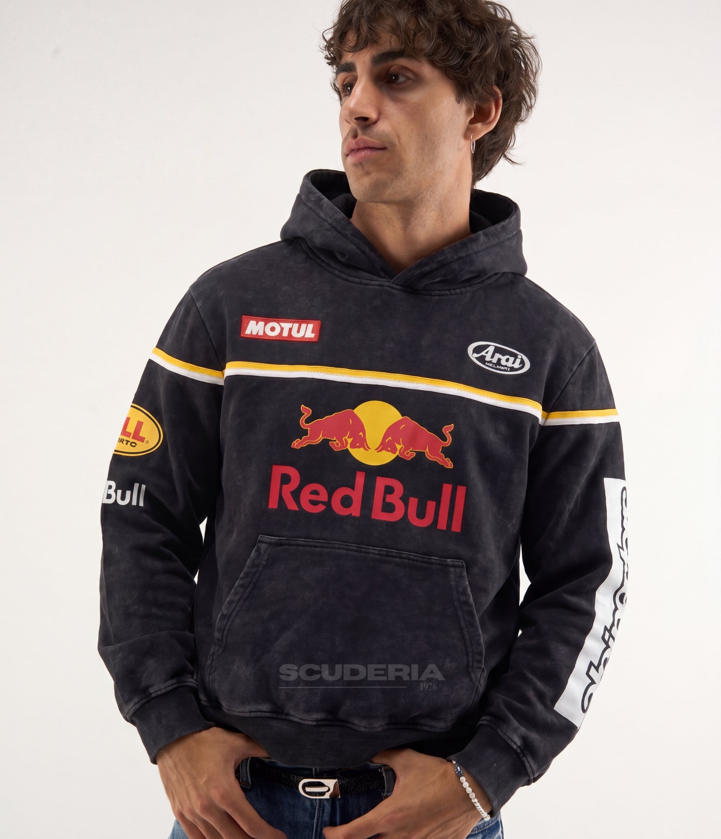Red Bull Racing Hoodie - Carbon Wash