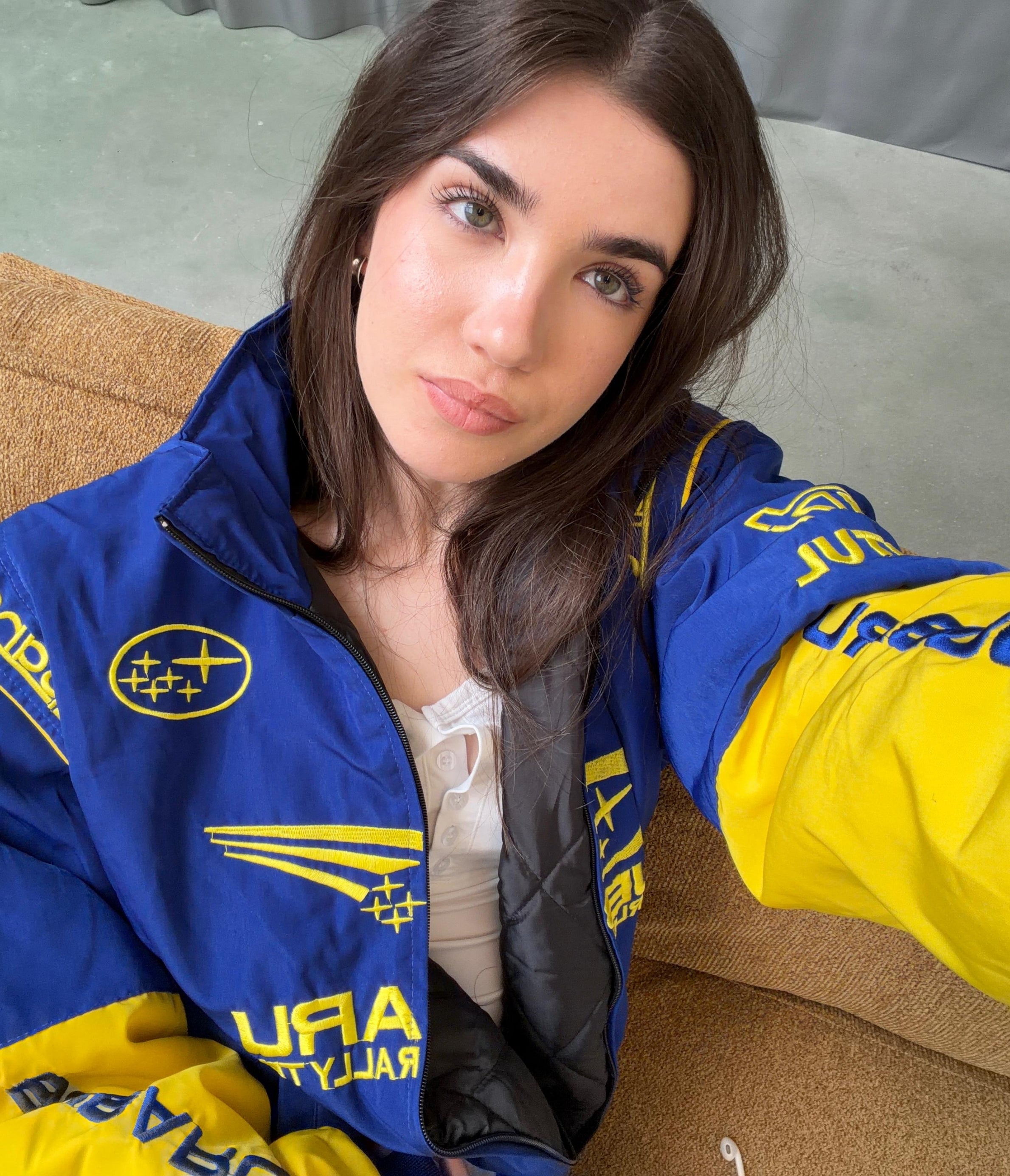 Subaru Rally Vintage Racing Jacket - Blue Edition