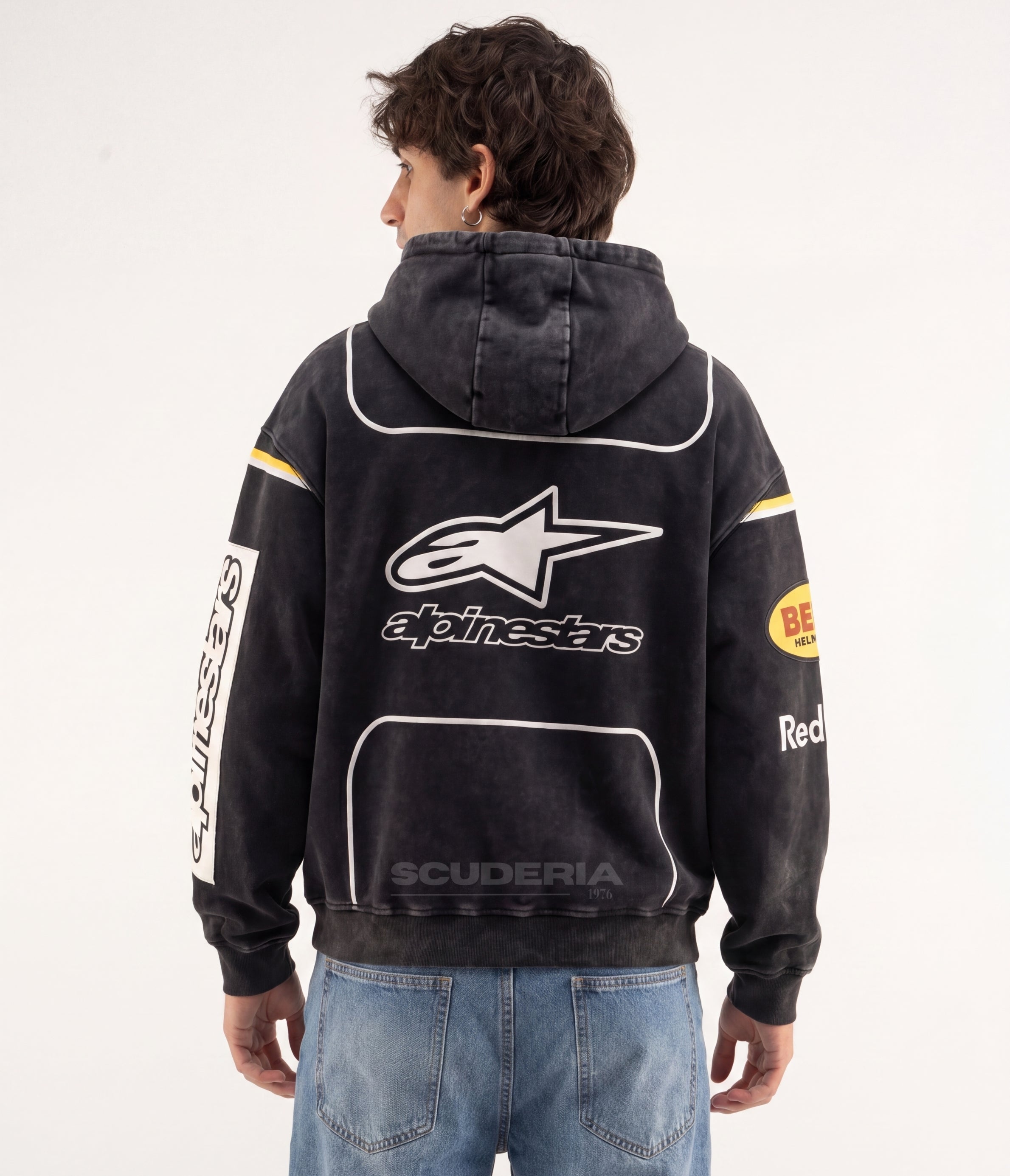 Red Bull Racing Hoodie - Carbon Wash