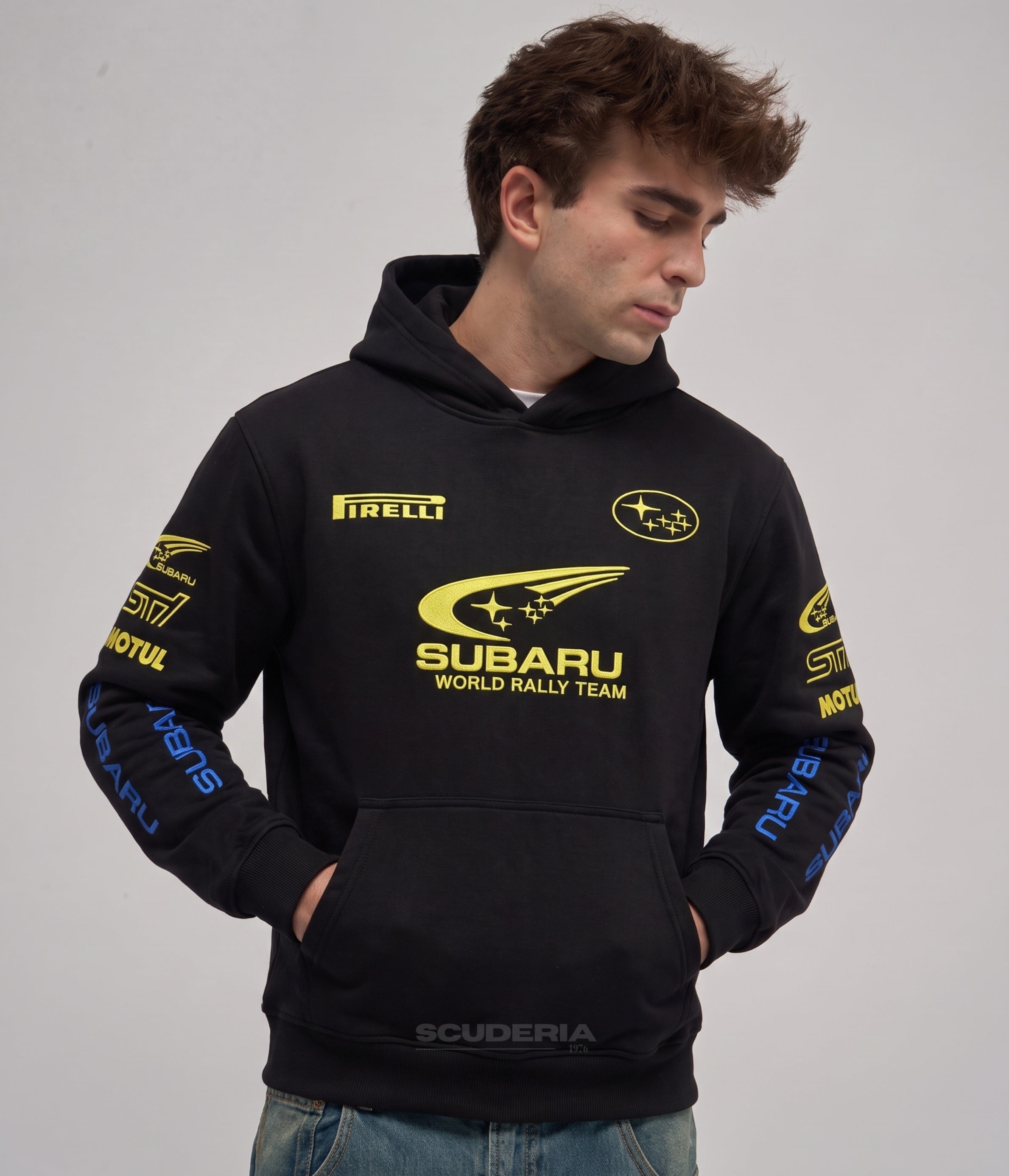 Subaru World Rally Team Hoodie - Full Embroidered Edition