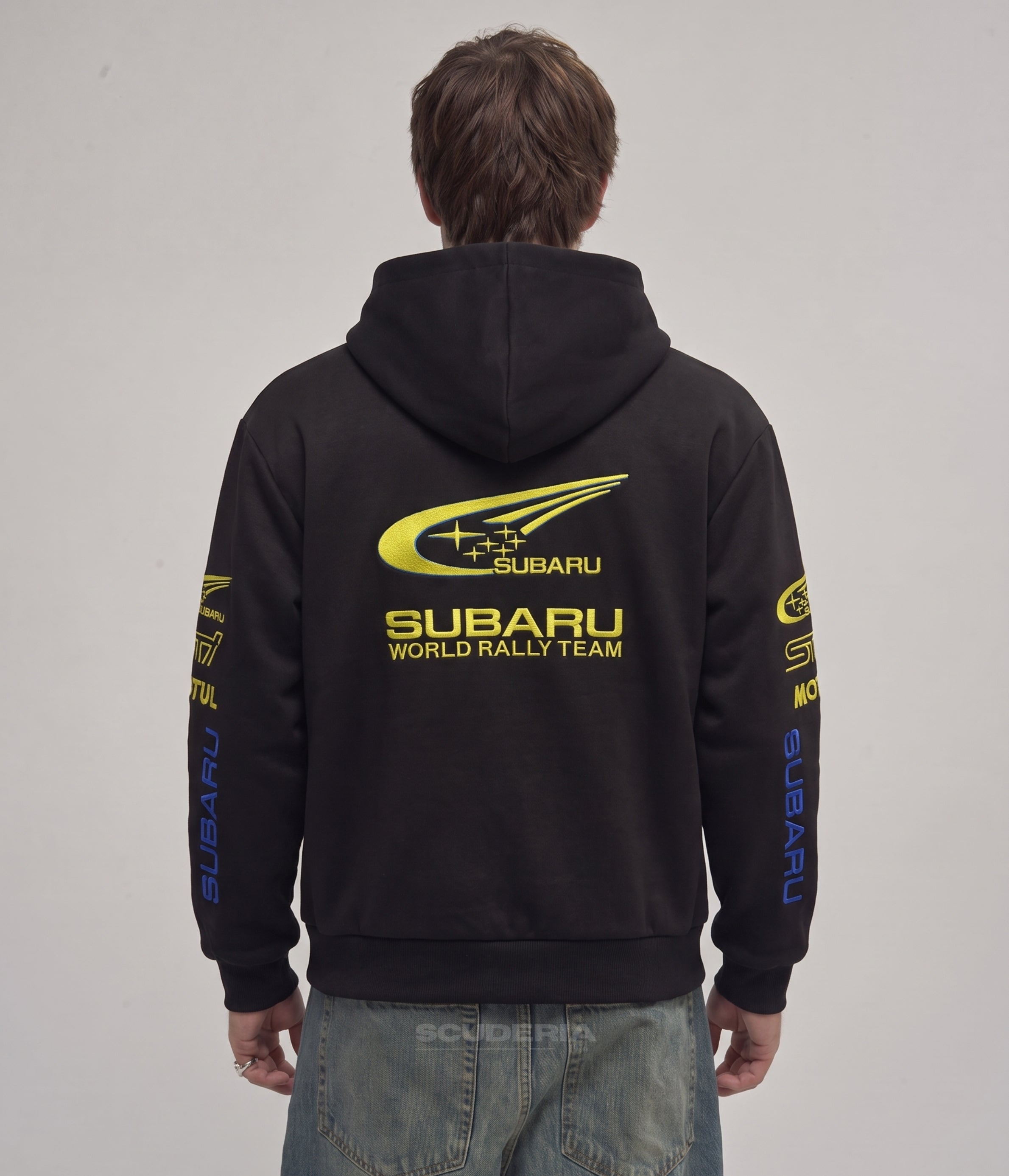 Subaru World Rally Team Hoodie - Full Embroidered Edition