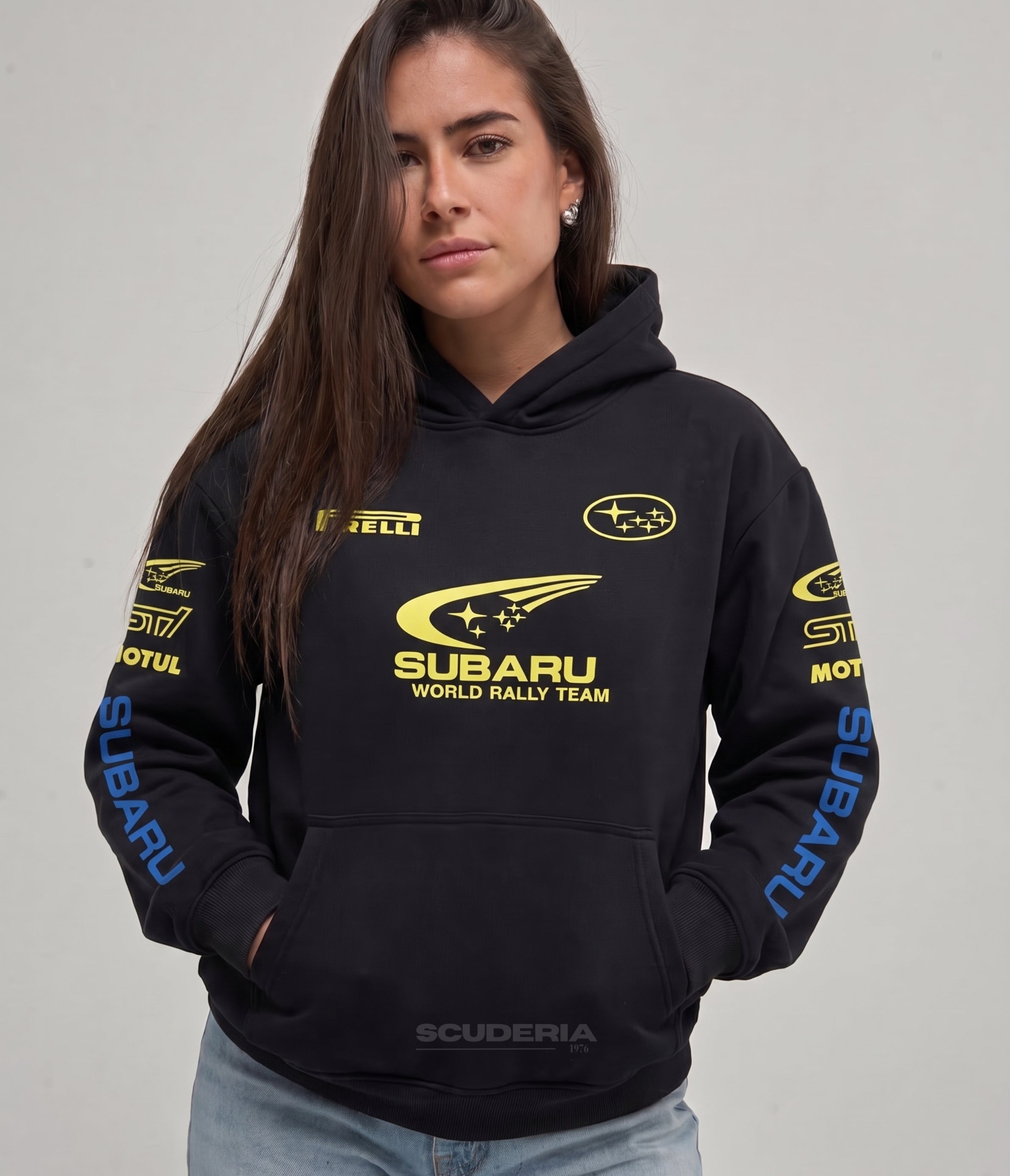 Subaru World Rally Team Hoodie - Full Embroidered Edition