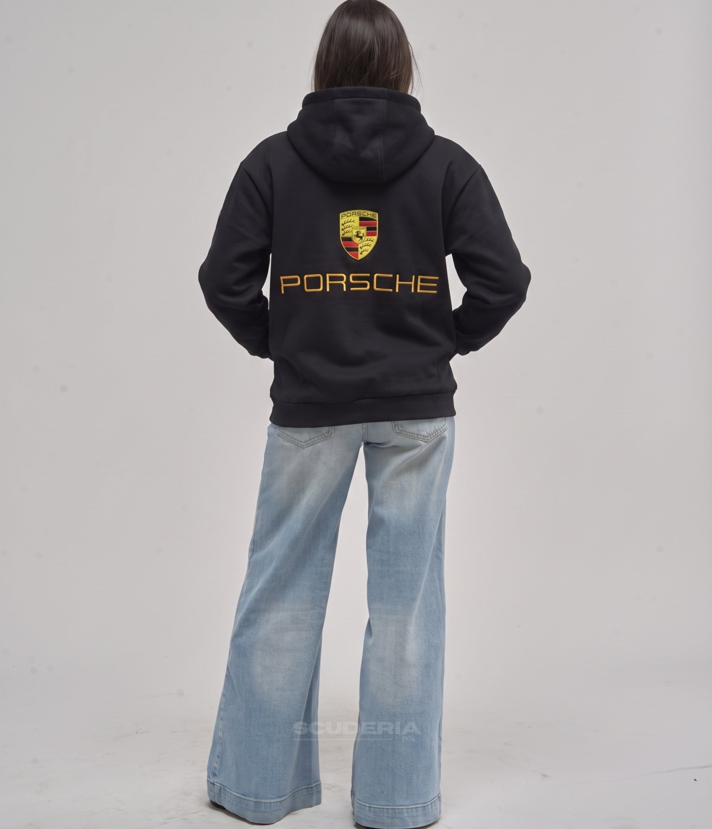 Porsche Racing Hoodie - Full Embroidered Edition