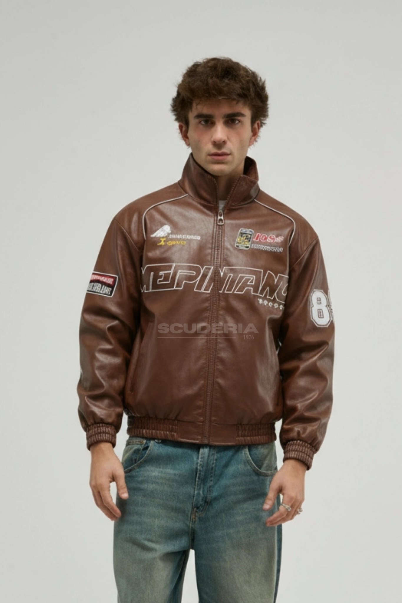 LAP 85 Brown Racing Jacket
