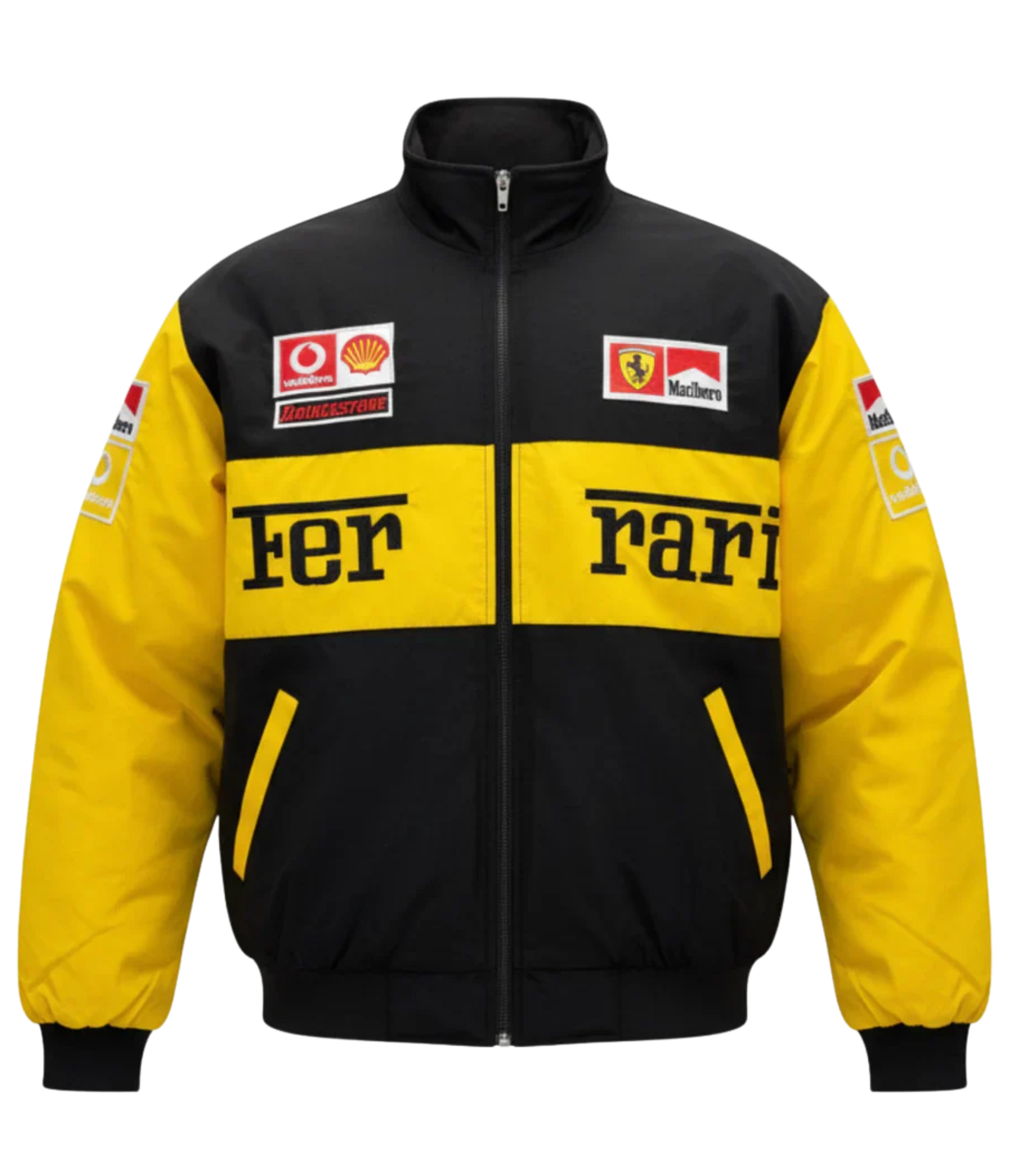 Ferrari F1 Vintage Racing Jacket - Yellow Edition