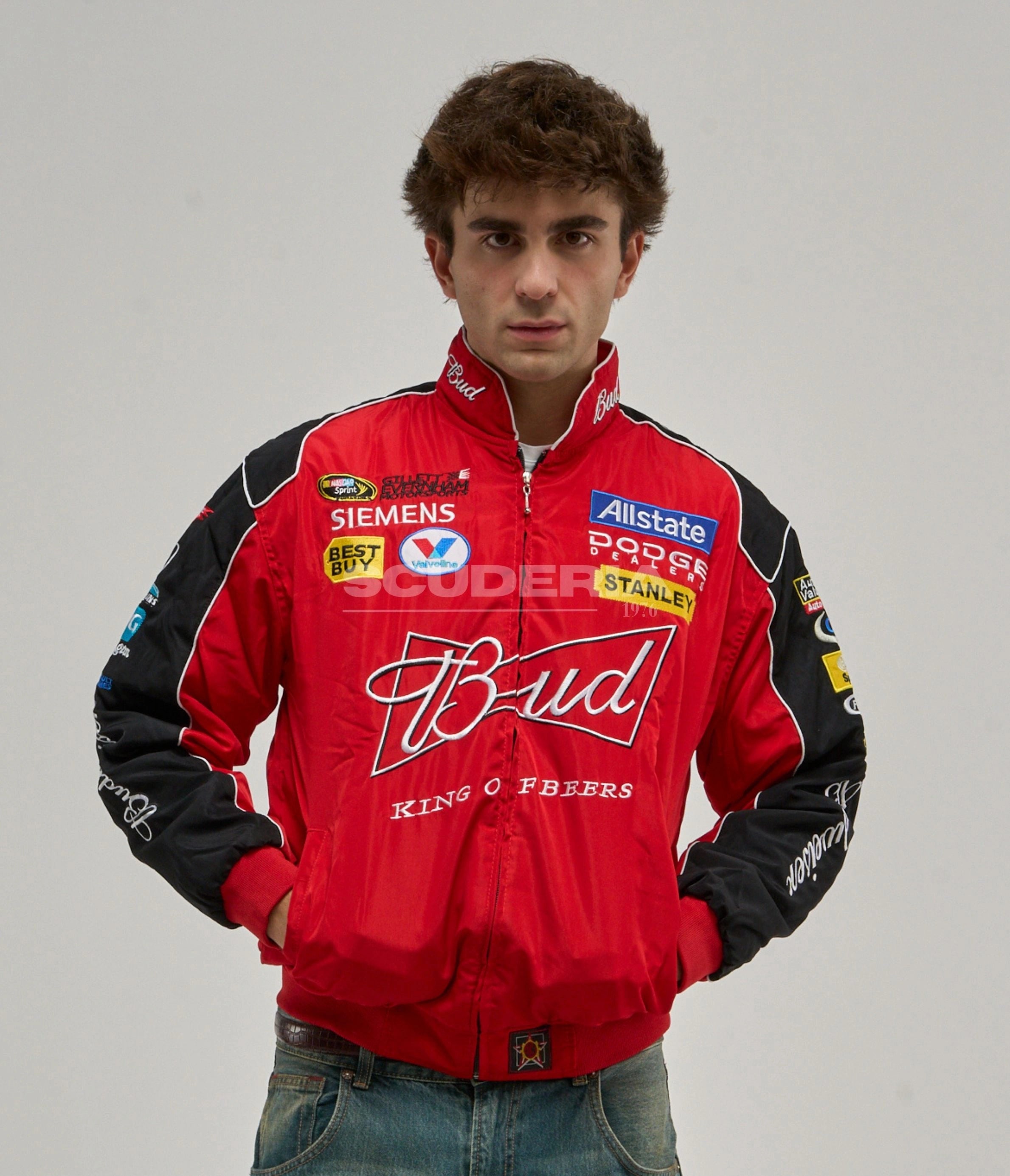 Budweiser Racing Vintage Jacket - Red Edition