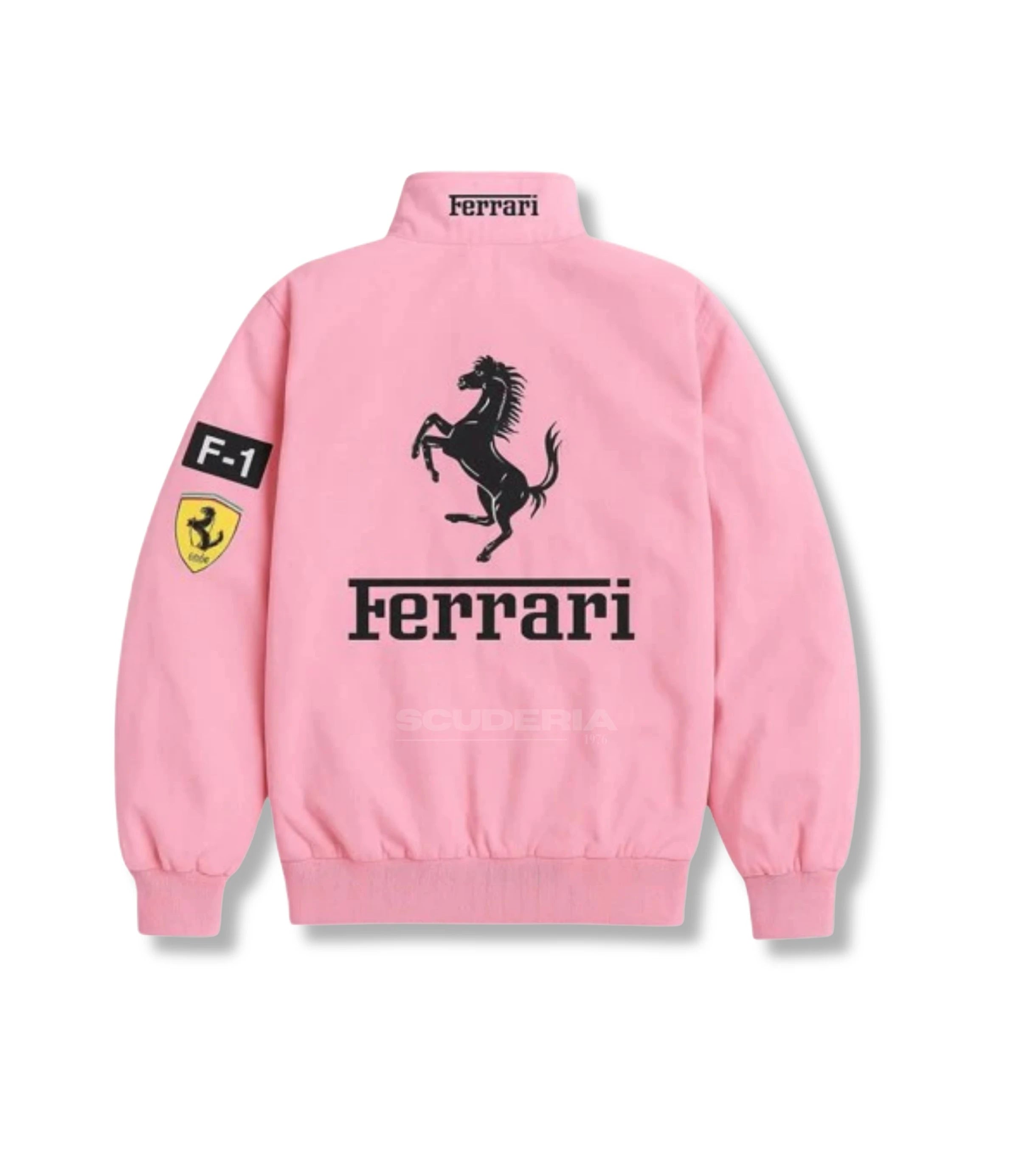 Ferrari F1 Vintage Racing Jacket – Pink Edition