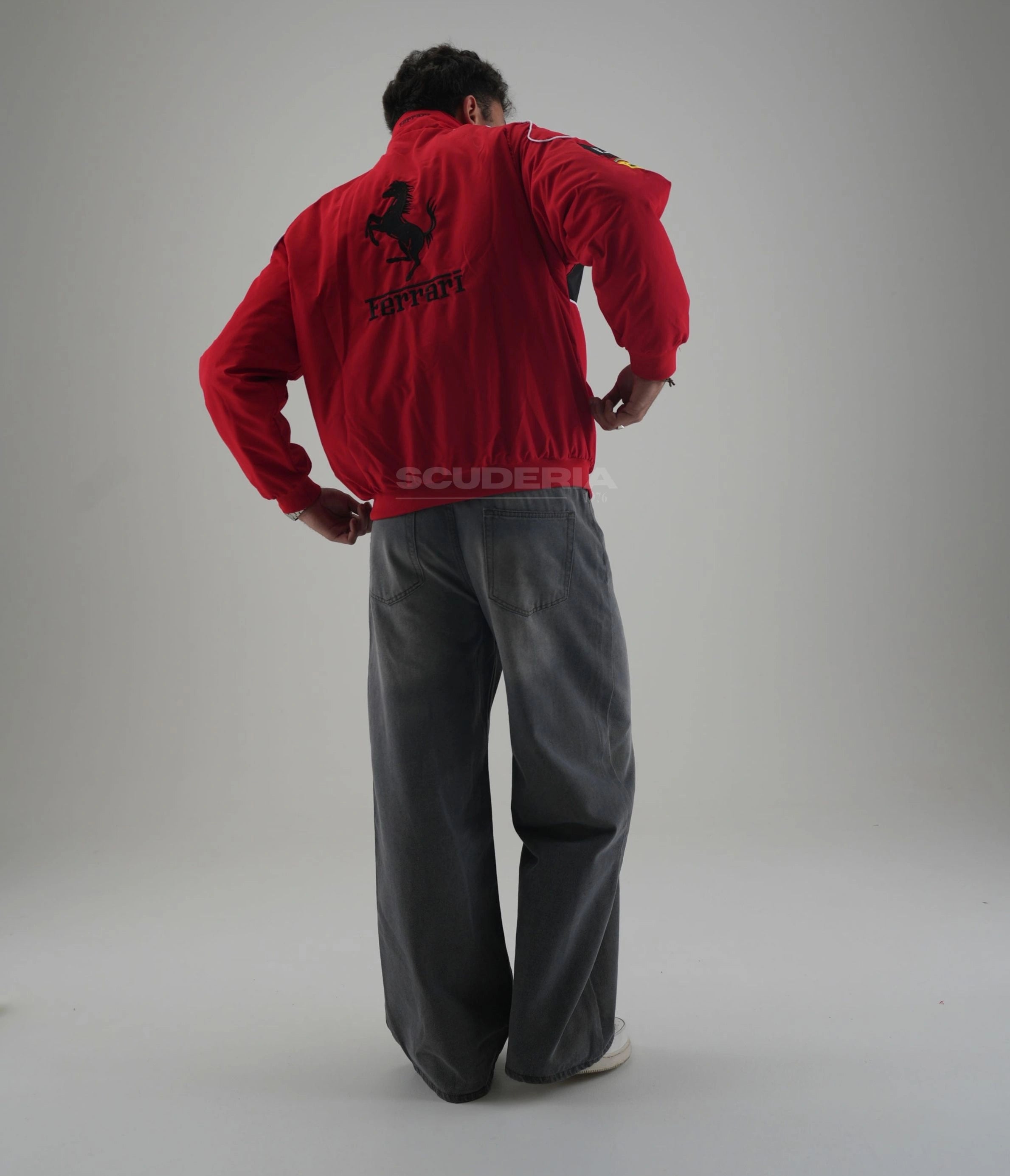 Ferrari F1 Vintage Racing Jacket - Red Edition