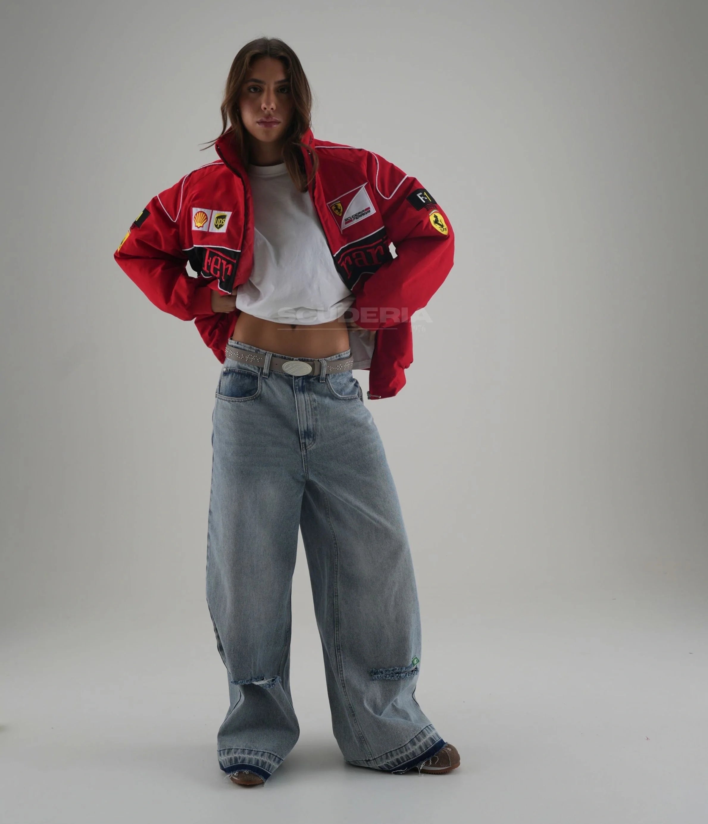 Ferrari F1 Vintage Racing Jacket - Red Edition