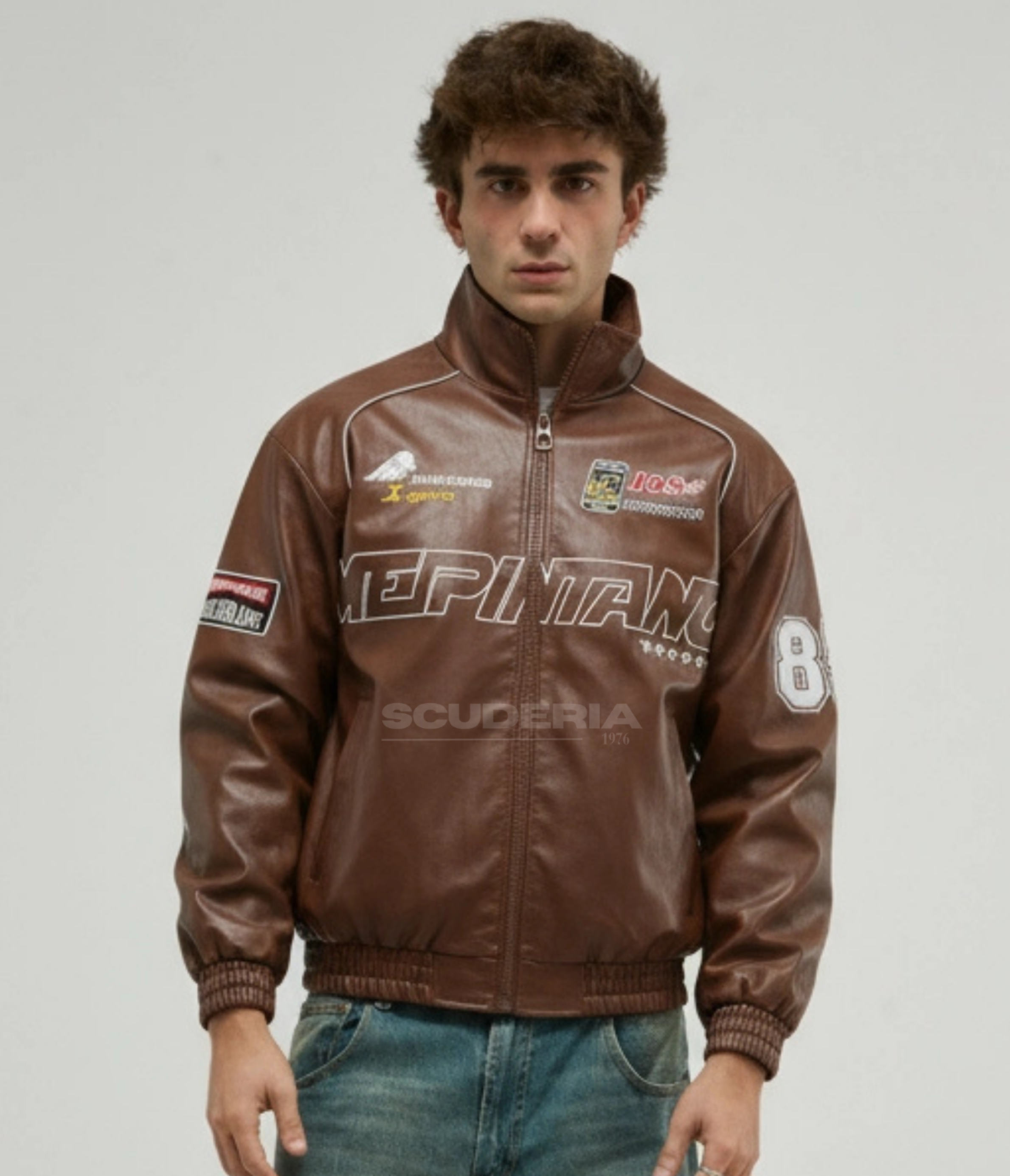 LAP 85 Brown Racing Jacket