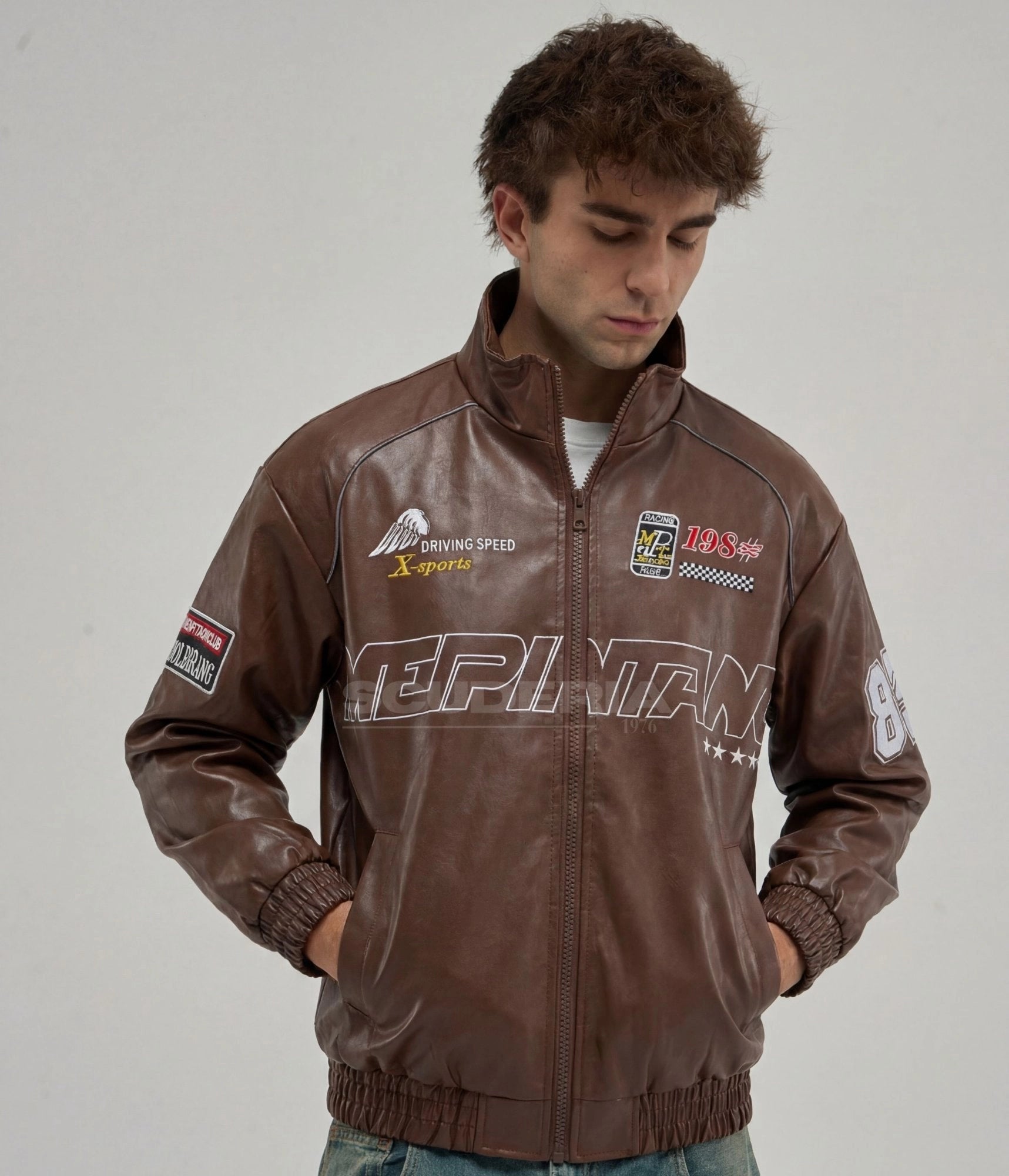 LAP 85 Brown Racing Jacket