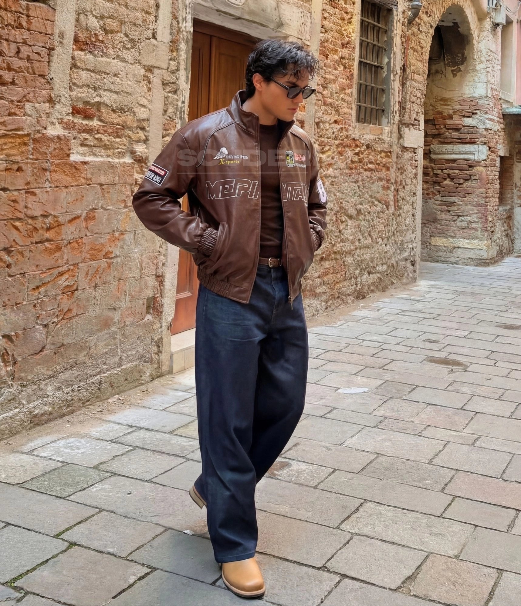 LAP 85 Brown Racing Jacket