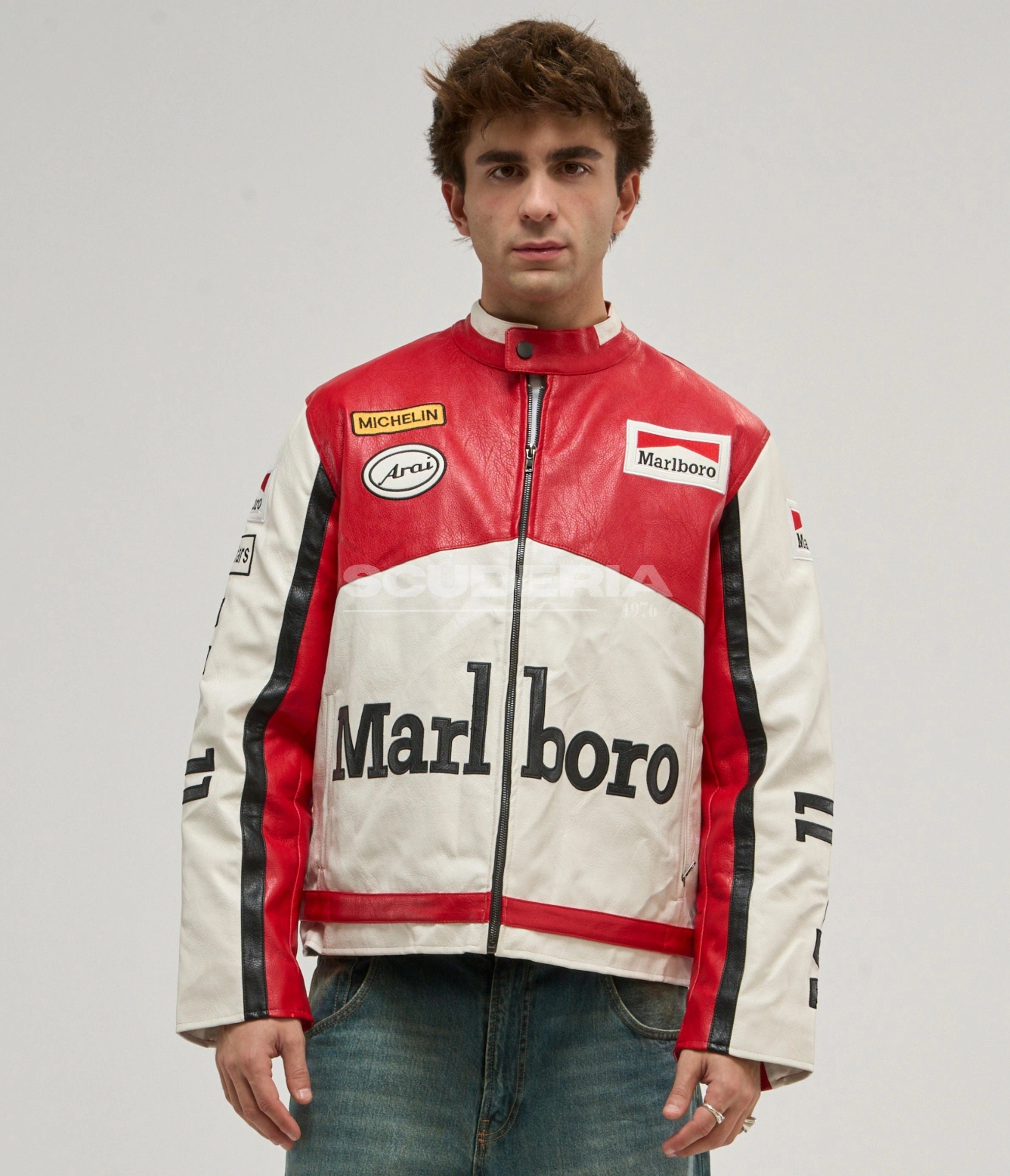 Marlboro Racing Leather Jacket - Classic Edition