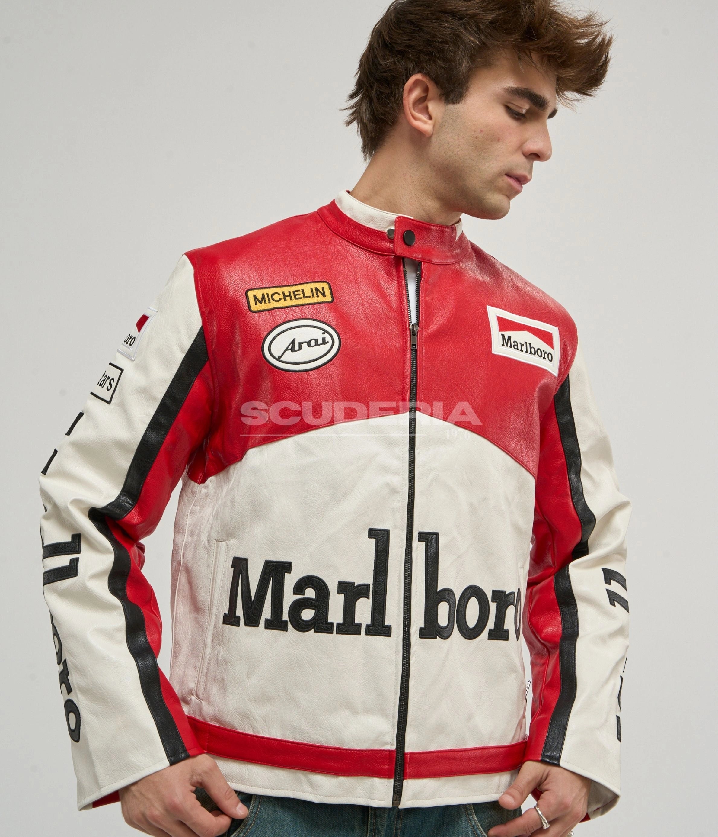 Marlboro Racing Leather Jacket - Classic Edition