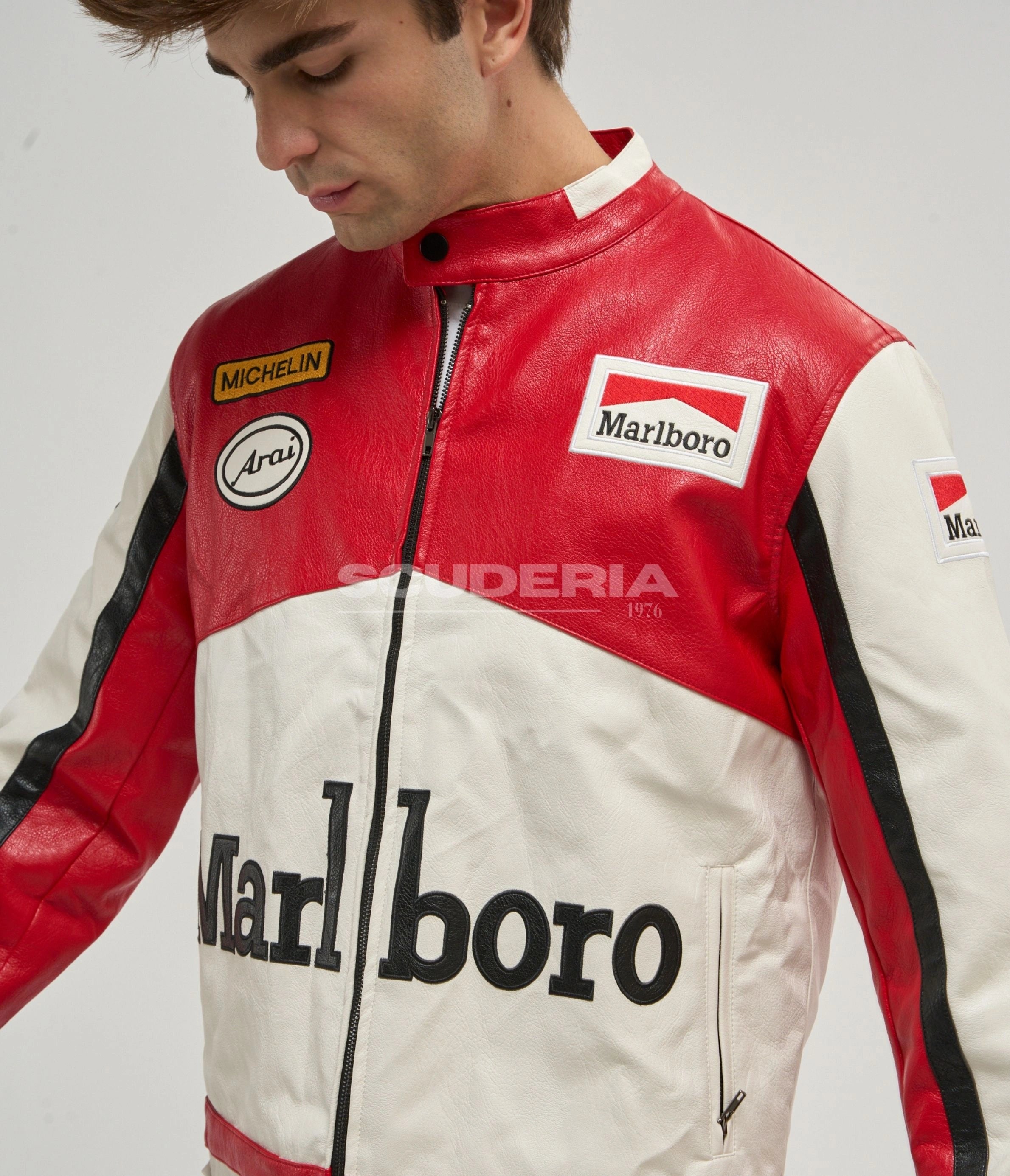 Marlboro Racing Leather Jacket - Classic Edition